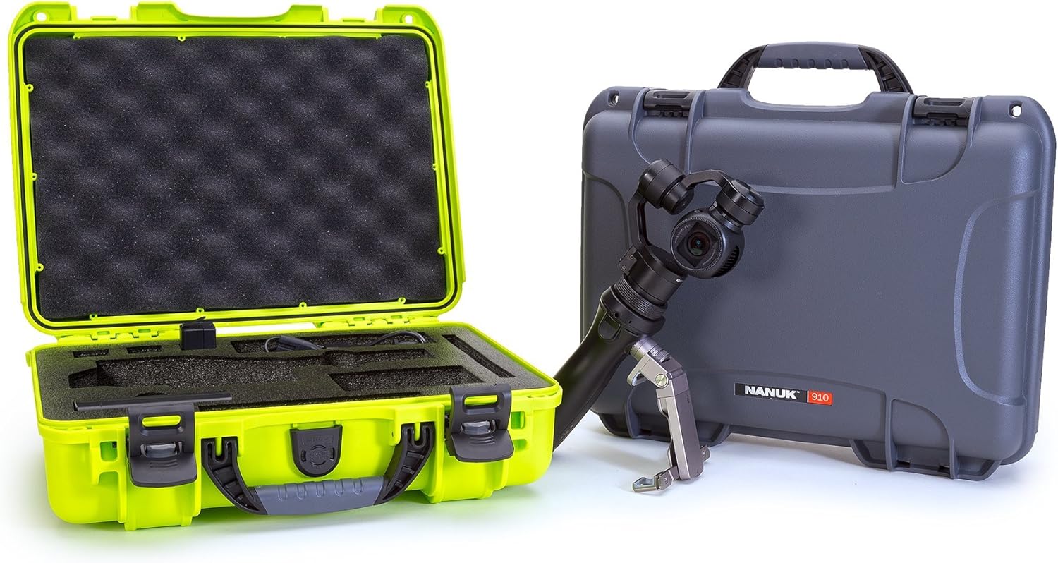 Up To 50% OFF Nanuk DJI Osmo Waterproof Hard Case with Custom Foam Insert for DJI Gimbal Stabilizer Systems Including Osmo, Osmo+ and Osmo Mobile - 910-OSM11 Black