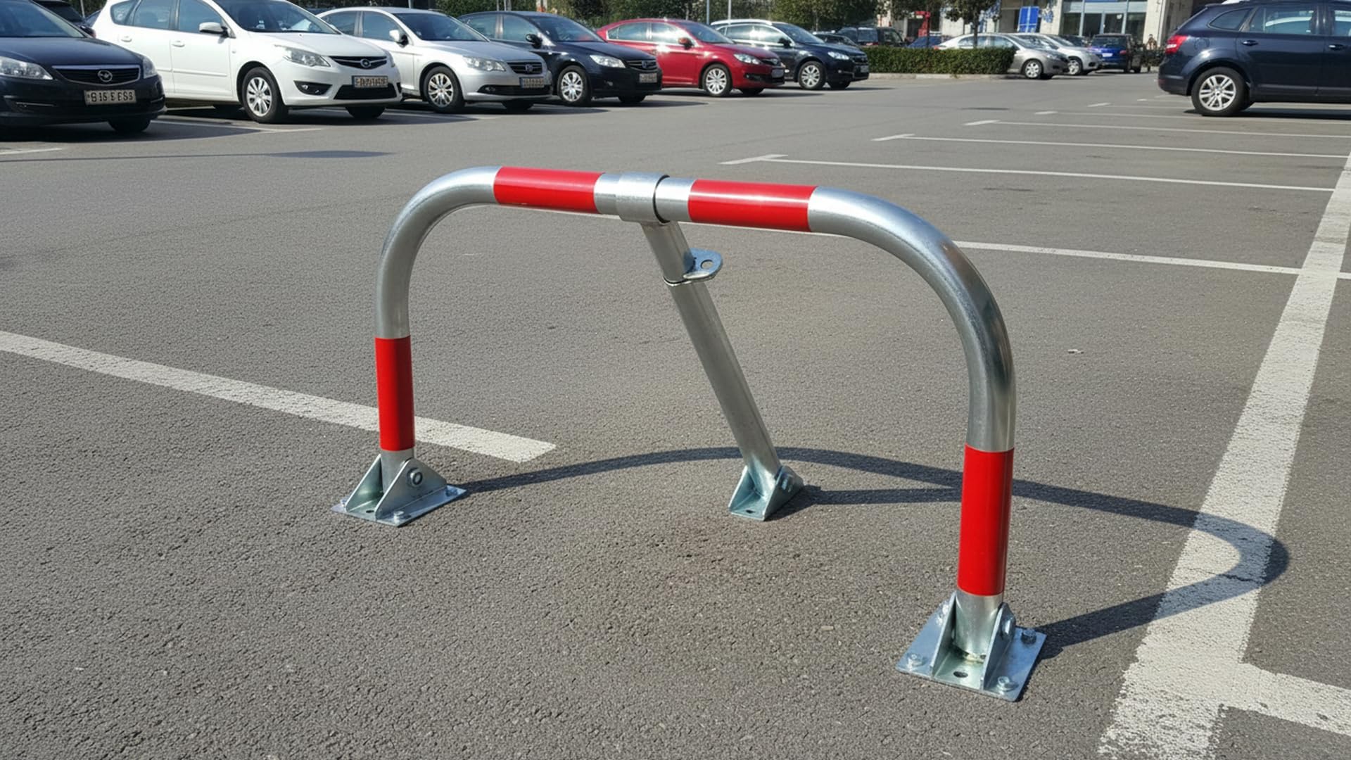 Ferpasa 1 barriera di parcheggio zincato con corriere