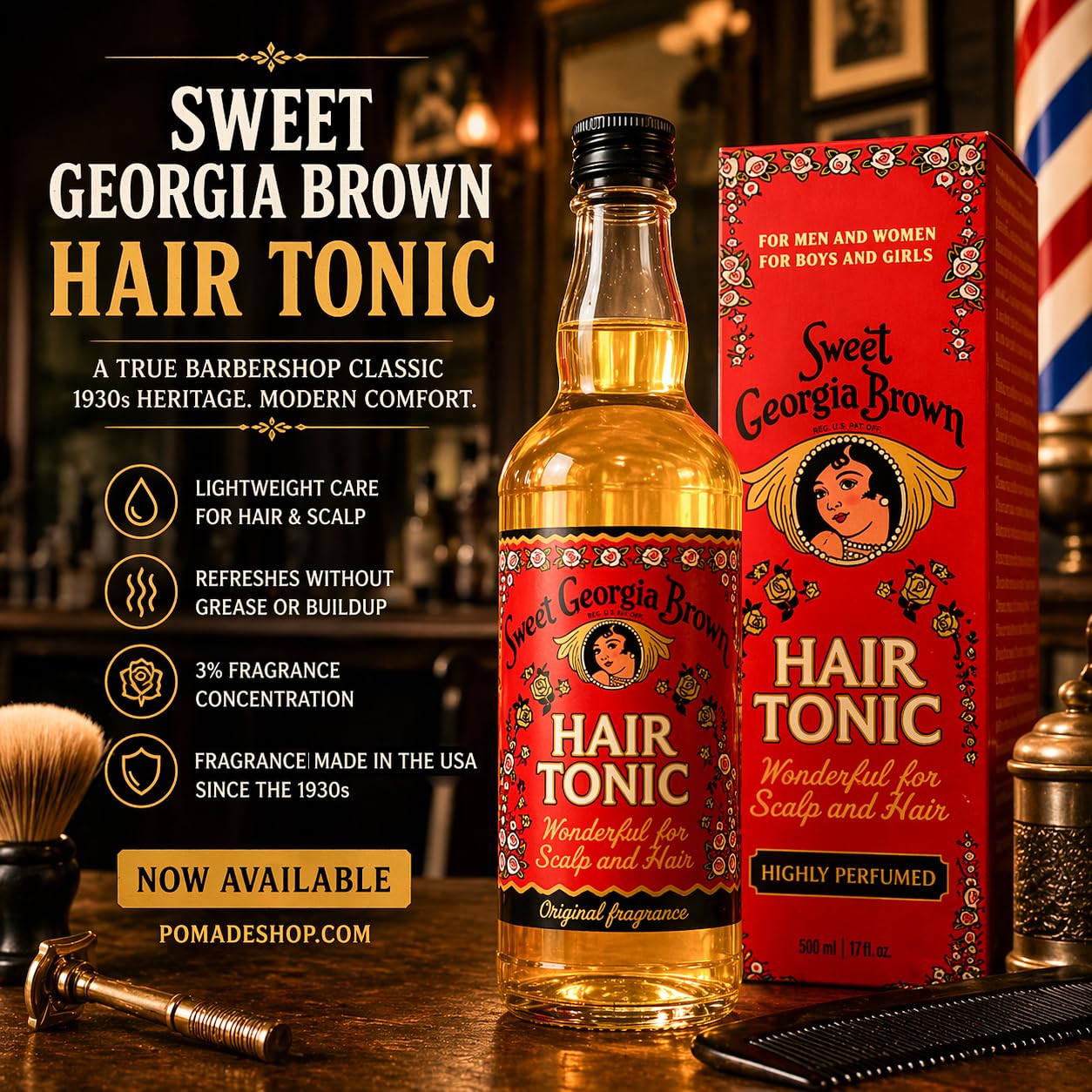 Sweet Georgia Brown HAIR TONIC 500 ml
