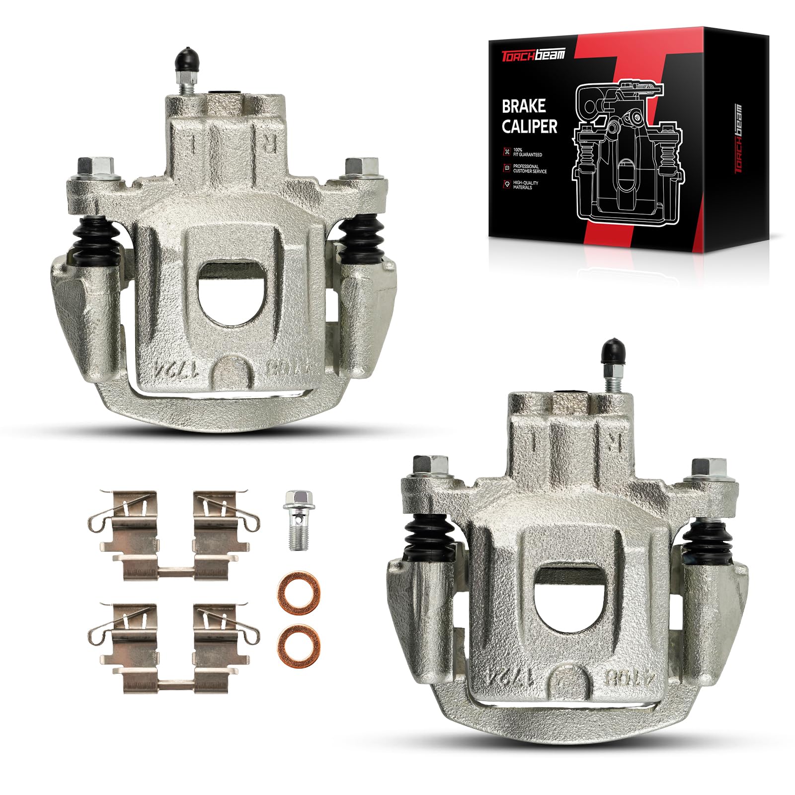Torchbeam Rear Brake Calipers Set for Nissan Pathfinder 2005-2012