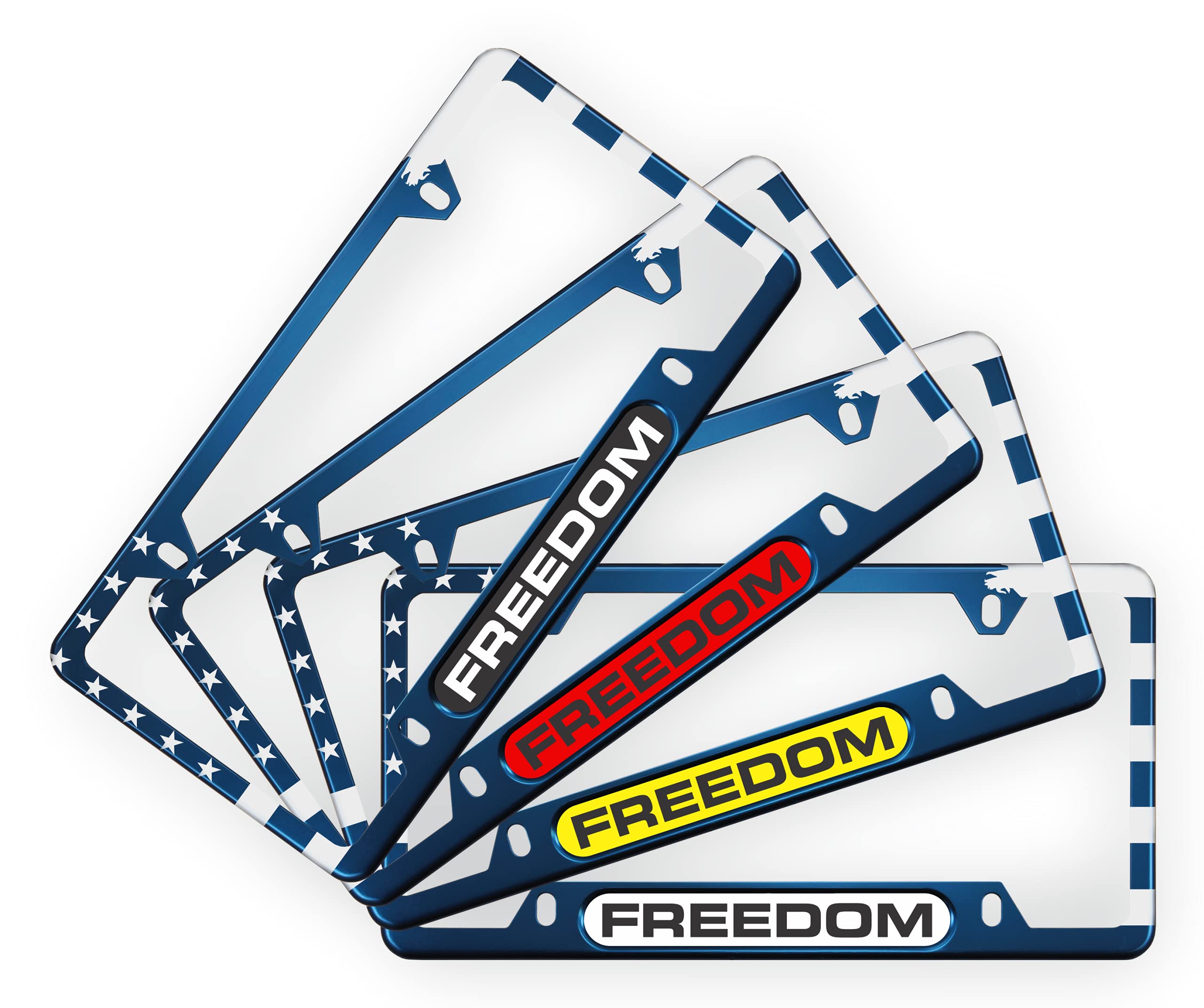 USA Patriotic | American Flag Custom Personalized Anodized Aluminum Thin Top | - Picture 12 of 133