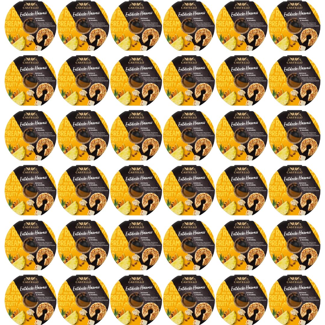 Castello Ananas Frischkäse käse 150 gramm x 36 STÜCK [Frischegarantie]