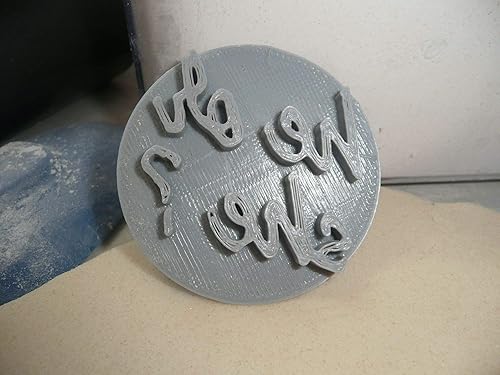 Miniatura 8 de YNG He or She Words SCRIPT FONT SHOWER GENDER REVEAL GALLETAS Sello EMBOSSER HERRAMIENTA DE HORNEAR IMPRESO 3D HECHO EN USA PR4015 Gris
