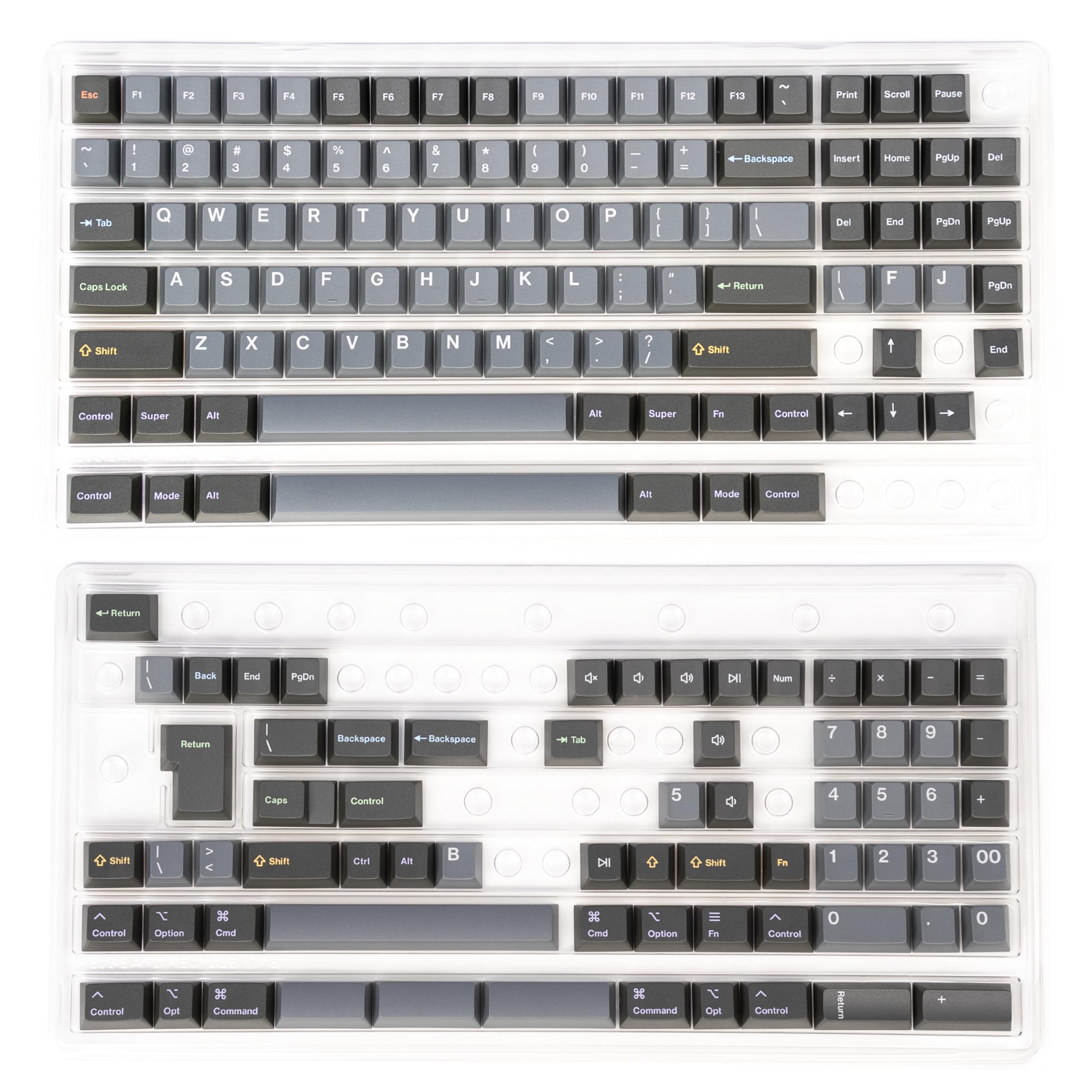 Mode Tomorrow Custom Mechanical Keyboard Keycap Set - Doubleshot