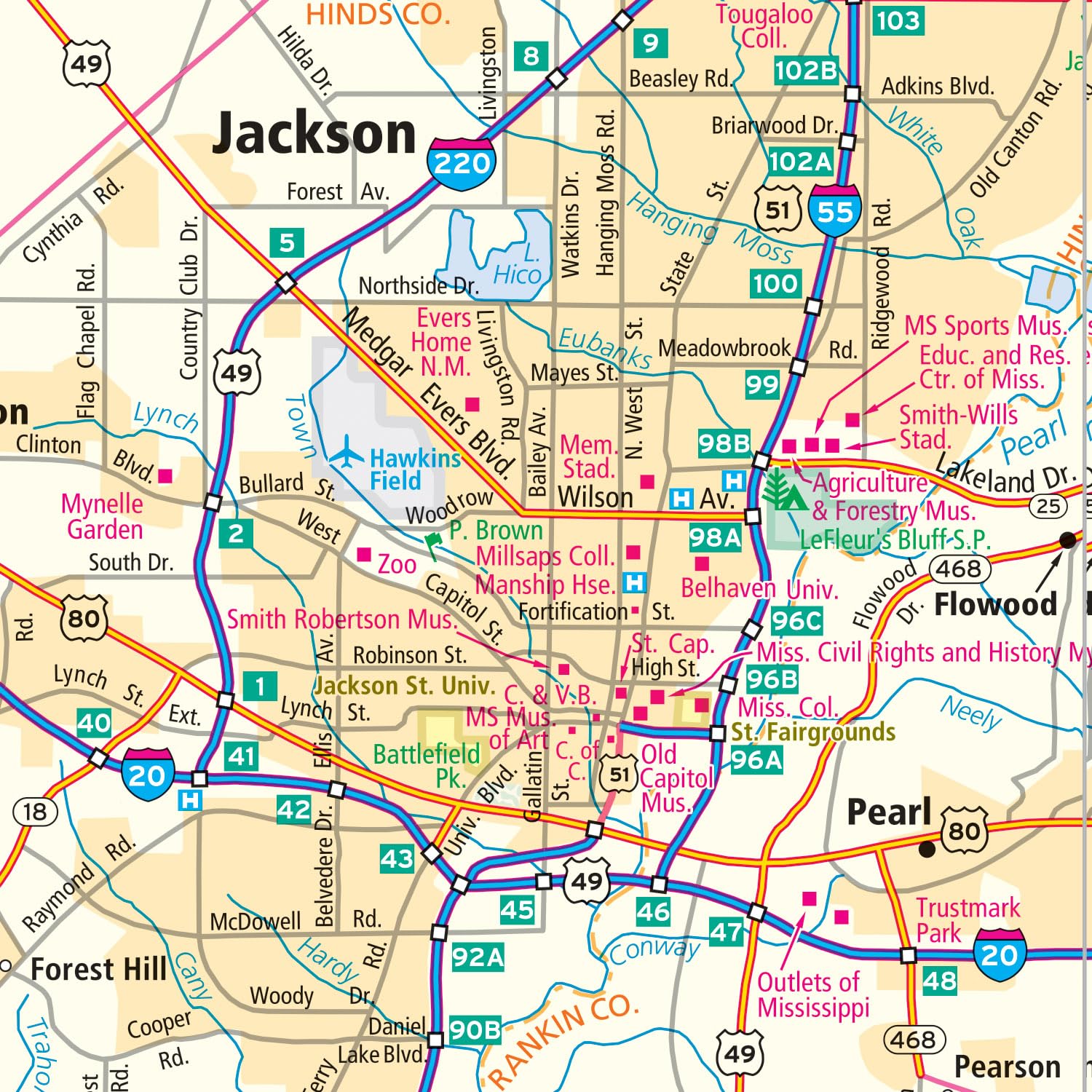 Rand McNally Easy to Fold: Mississippi State Laminated Map - Image 6