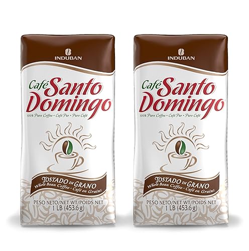 Café Santo Domingo, bolsa de 16 onzas, café en grano entero, producto de la República Dominicana (2)