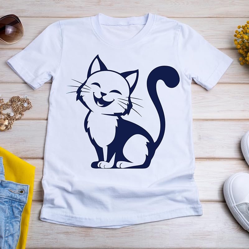 Sgooyir Sötétkék Textil Plotter Fólia - Hőtranszfer Vinyl Póló Dekoráláshoz - Ruhára Vasalható Flex Film DIY Projektekhez - 30,5 x 183 cm