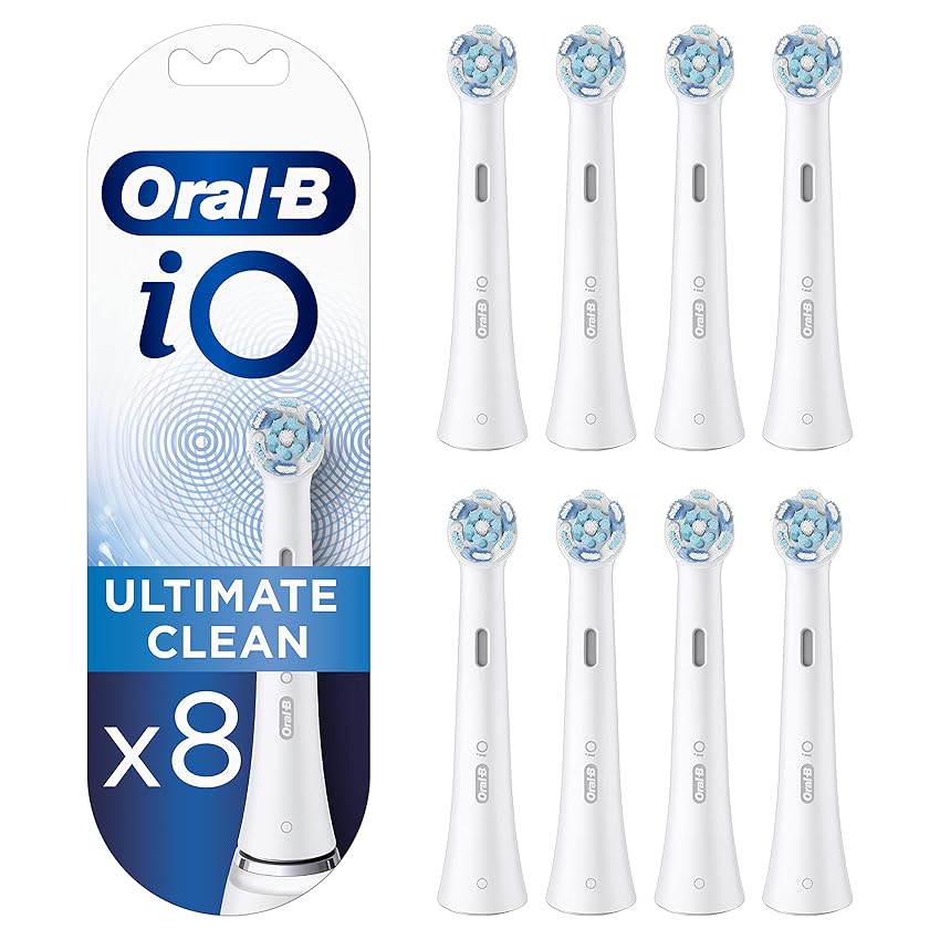Immagine del prodotto Oral-B iO Testine Di Ricambio Ultimate, Confezione Da 8 Pezzi, Pacco Adatto Alla Buca Delle Lettere