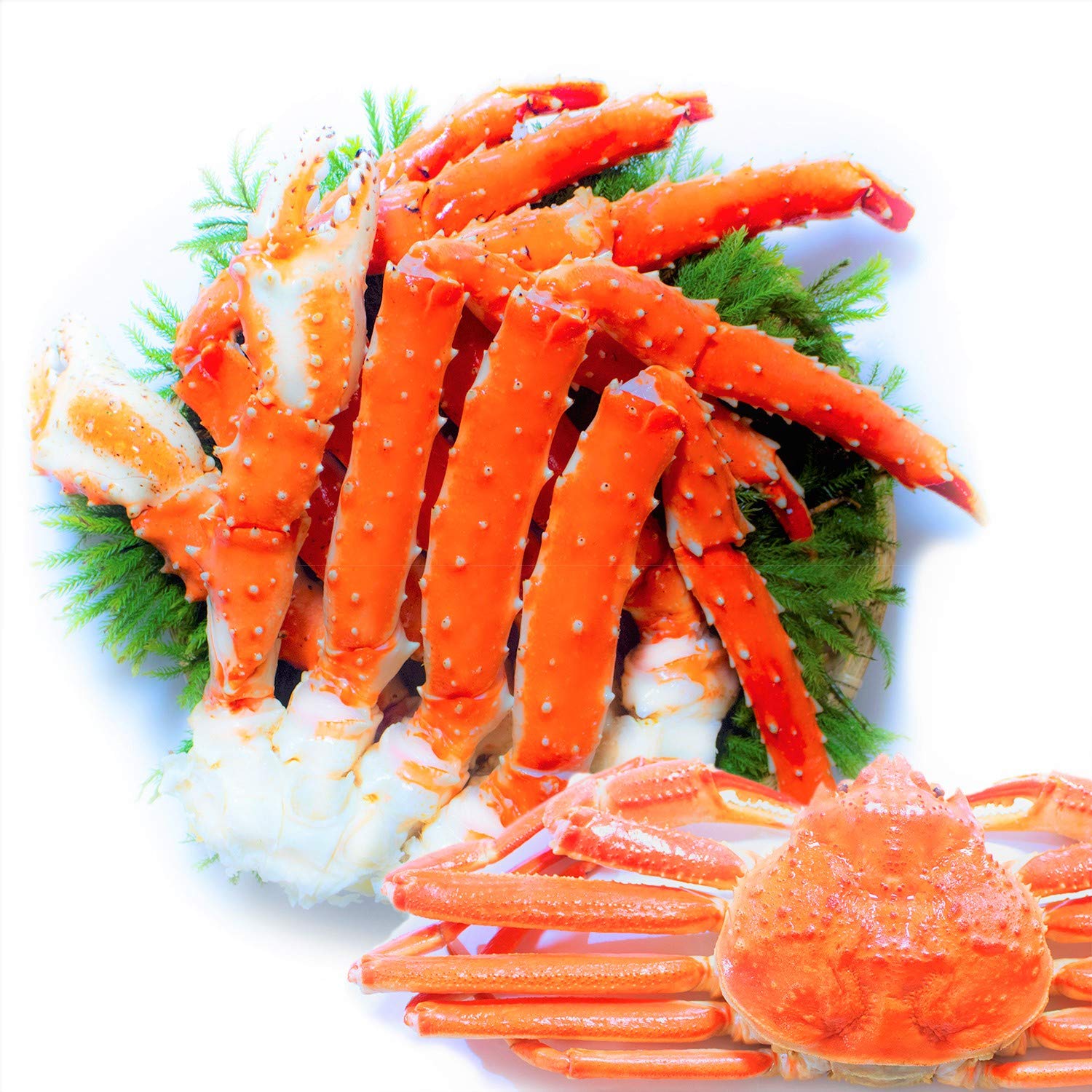 【Amazon.co.jp限定】 黒帯 海鮮セット たらばがに 特大  / ズワイガニ 姿 北海道 ボイル かに ギフト