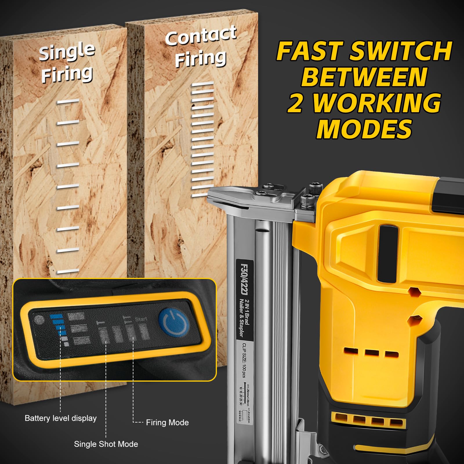 DeWALT DCN890P2-QW spijkerapparaat & nietpistool Nagelpistool Batterij