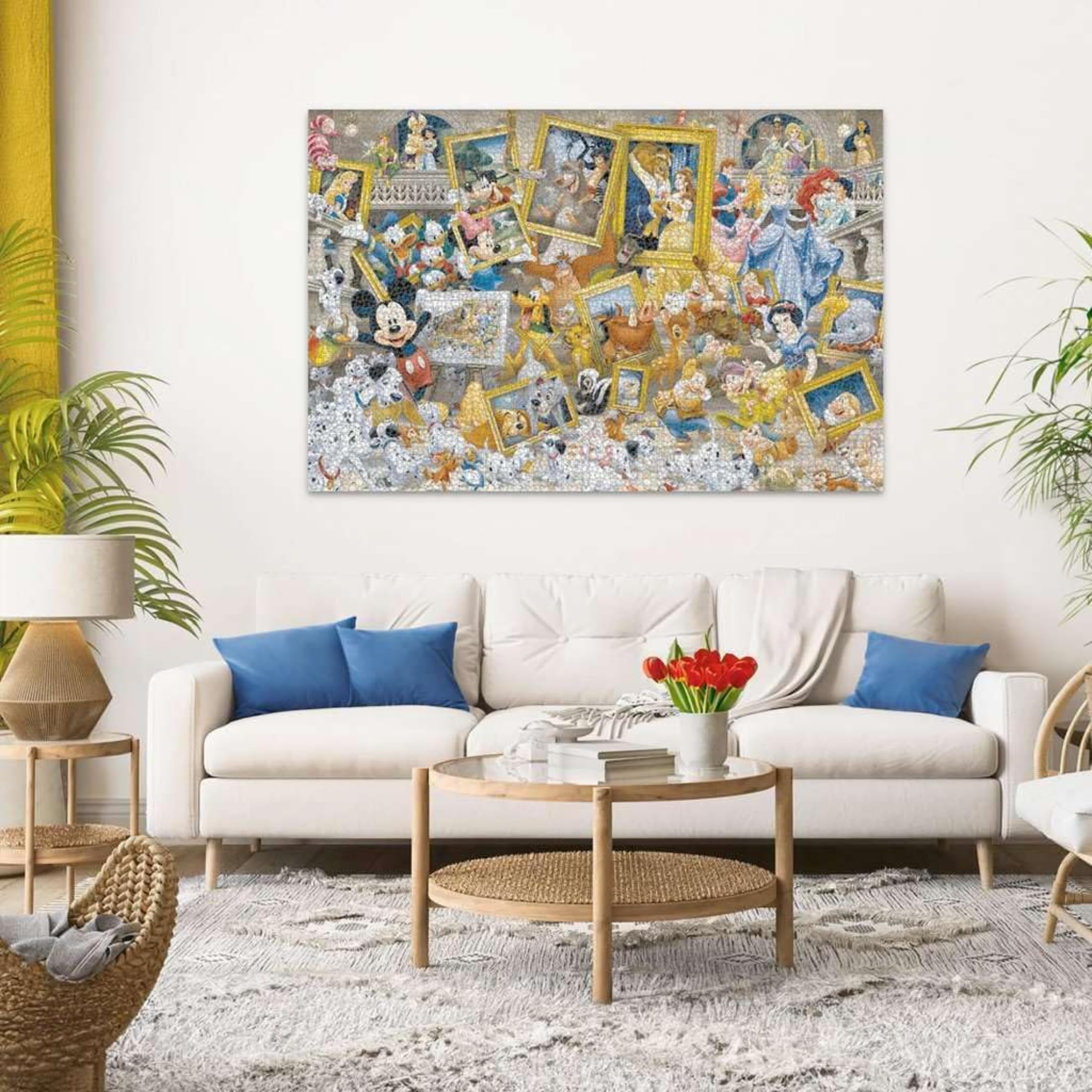 Ravensburger Puzzle 5000 Pezzi Disney Mickey l'Artista – Puzzle Adulti +14 anni, 153 x 102 cm, Puzzle per Adulti Super Esperti, Collezione 5000 Pezzi, Idee Regalo