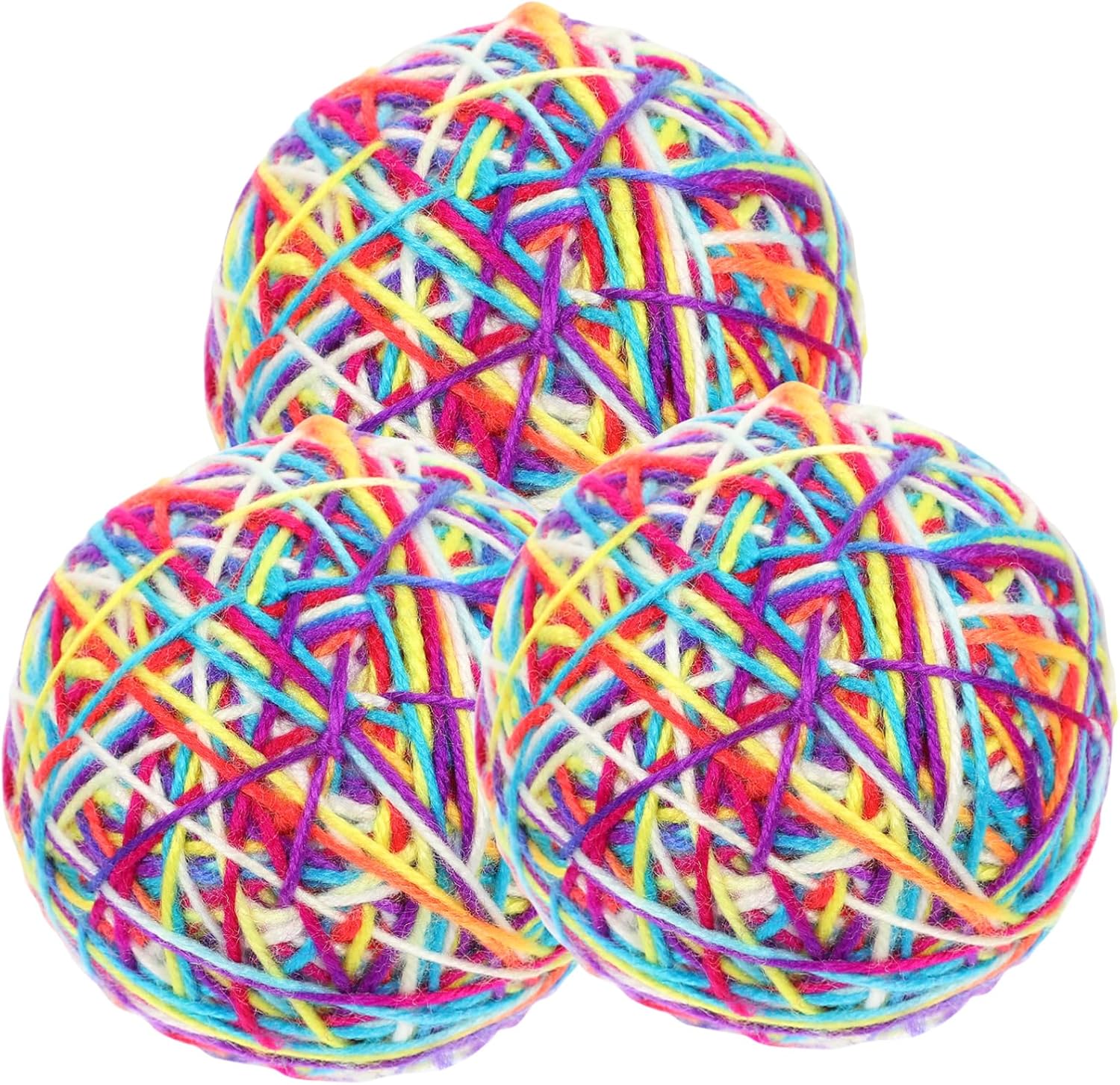 3Pcs Wear Resistant Cat Balls Kitten for Interactive Play Compact Cat Accessory for Indoor Exercise and Hunting Fun