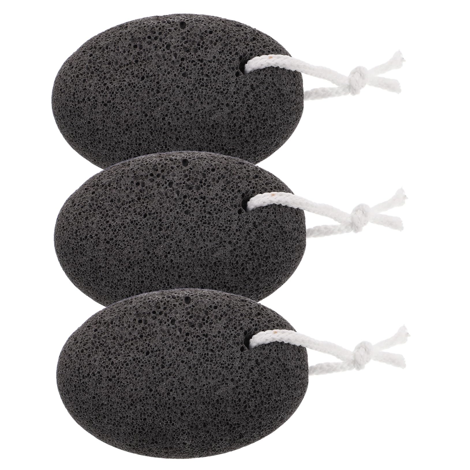 Ipetboom 3Pcs Natural Pumice Stone for Feet Remover Lava Pedicure Tools for Hard Skin Exfoliation Natural Foot File for Smooth Feet and Hands