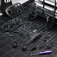 Vista 4 de eXtremeRate Juego completo de botones de carcasa de repuesto para controlador Nintendo Switch 2 Pro, cubierta inferior trasera personalizada