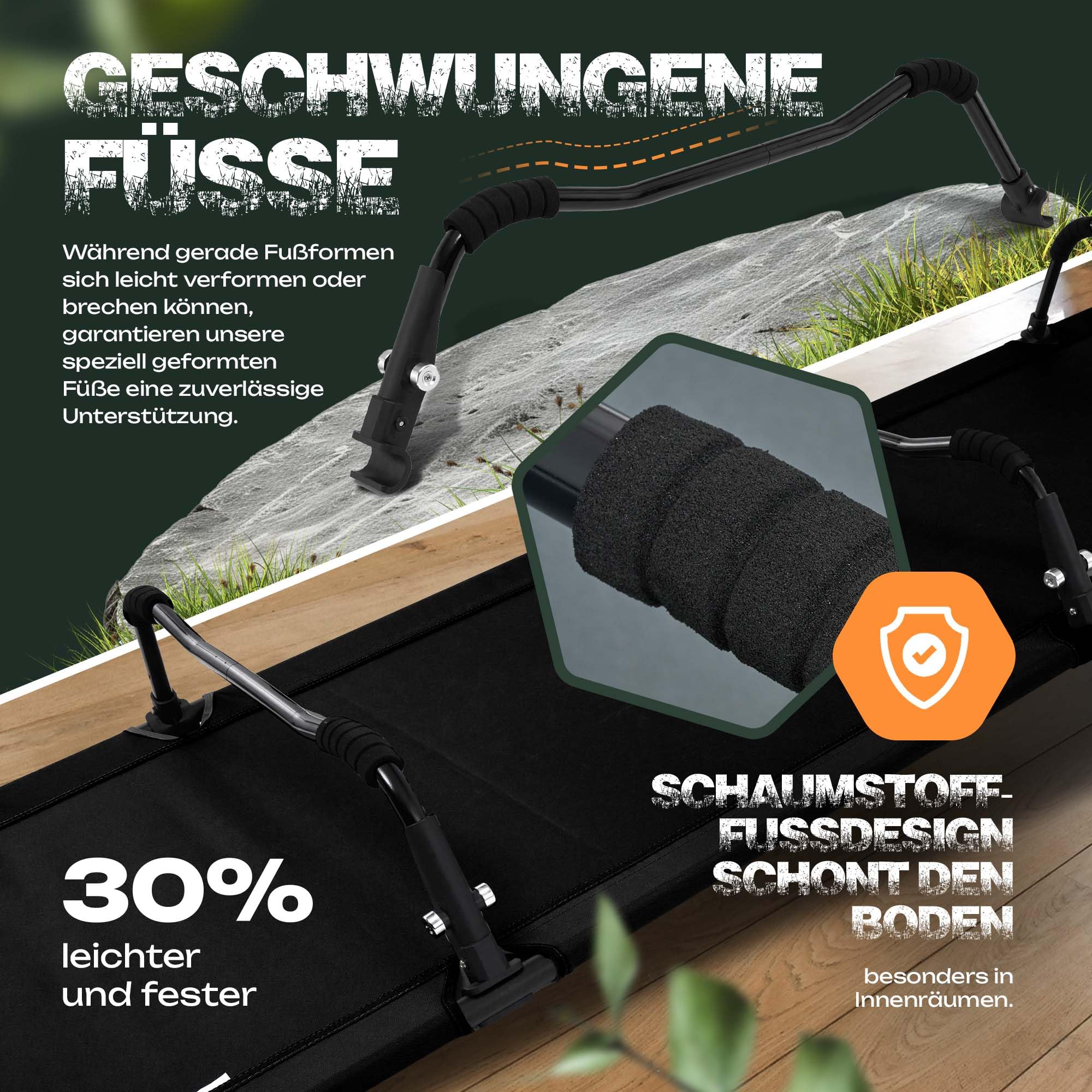 Ultralekkie łóżko polowe, kompaktowe, 2,3 kg, składane, wytrzymałe, przenośne, kempingowe, do wędrówek, aktywności na świeżym powietrzu, na kemping