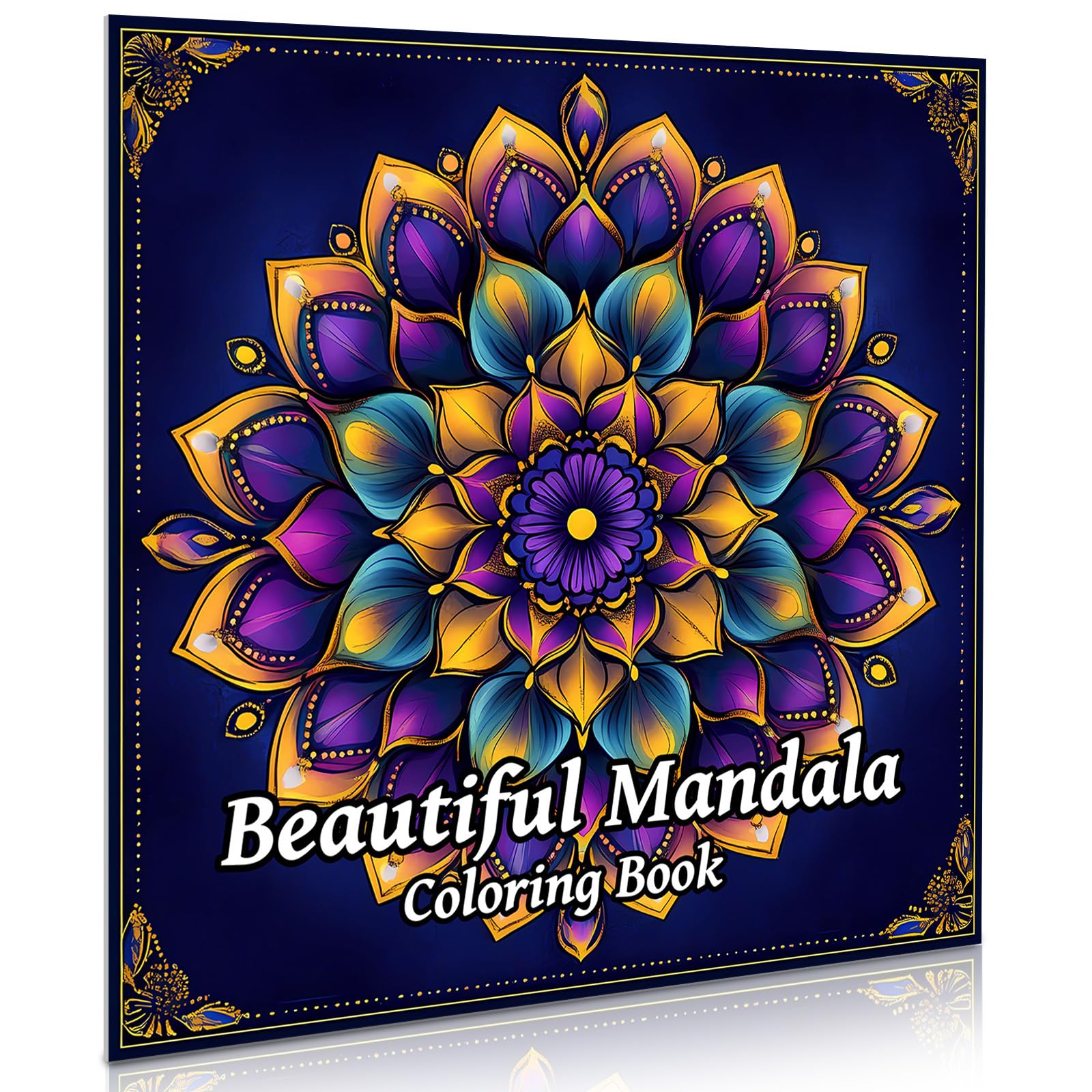 Mandala Colouring Books for Adults, Mindfulness Mandala Coloring Book, Creative Gifts for Women, Gifts for Coworkers, Friends, Stress Relief Relaxation (24 Pages)