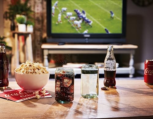 Miniatura 7 de Le'raze Juego de 6 vasos de Margarita con forma de lata, vasos transparentes de 16 onzas para cócteles, café helado, té, refrescos, whisky y cerveza