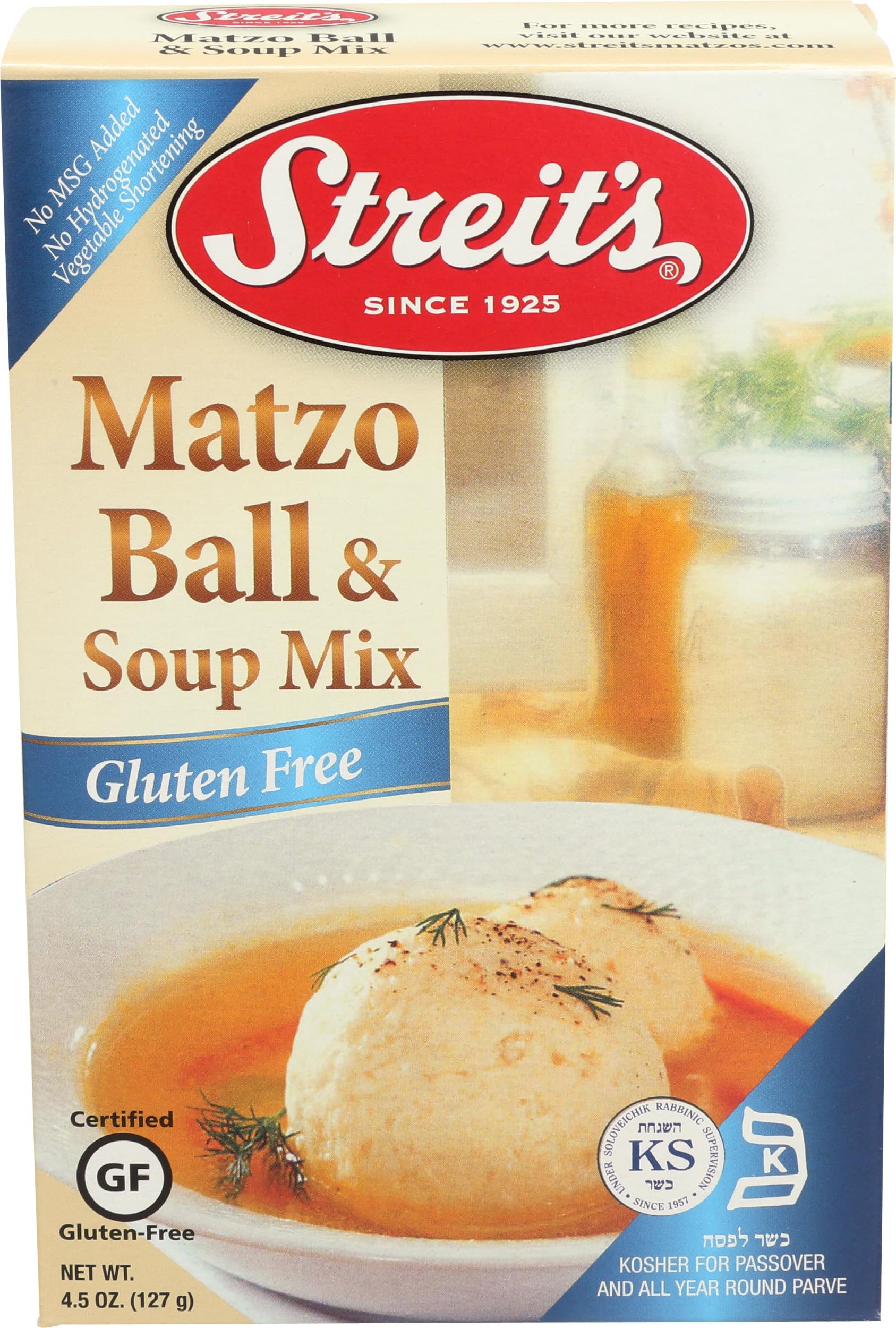 Amazon.com : Streits, Mix Matzo Ball And Soup Gluten Free, 4.5