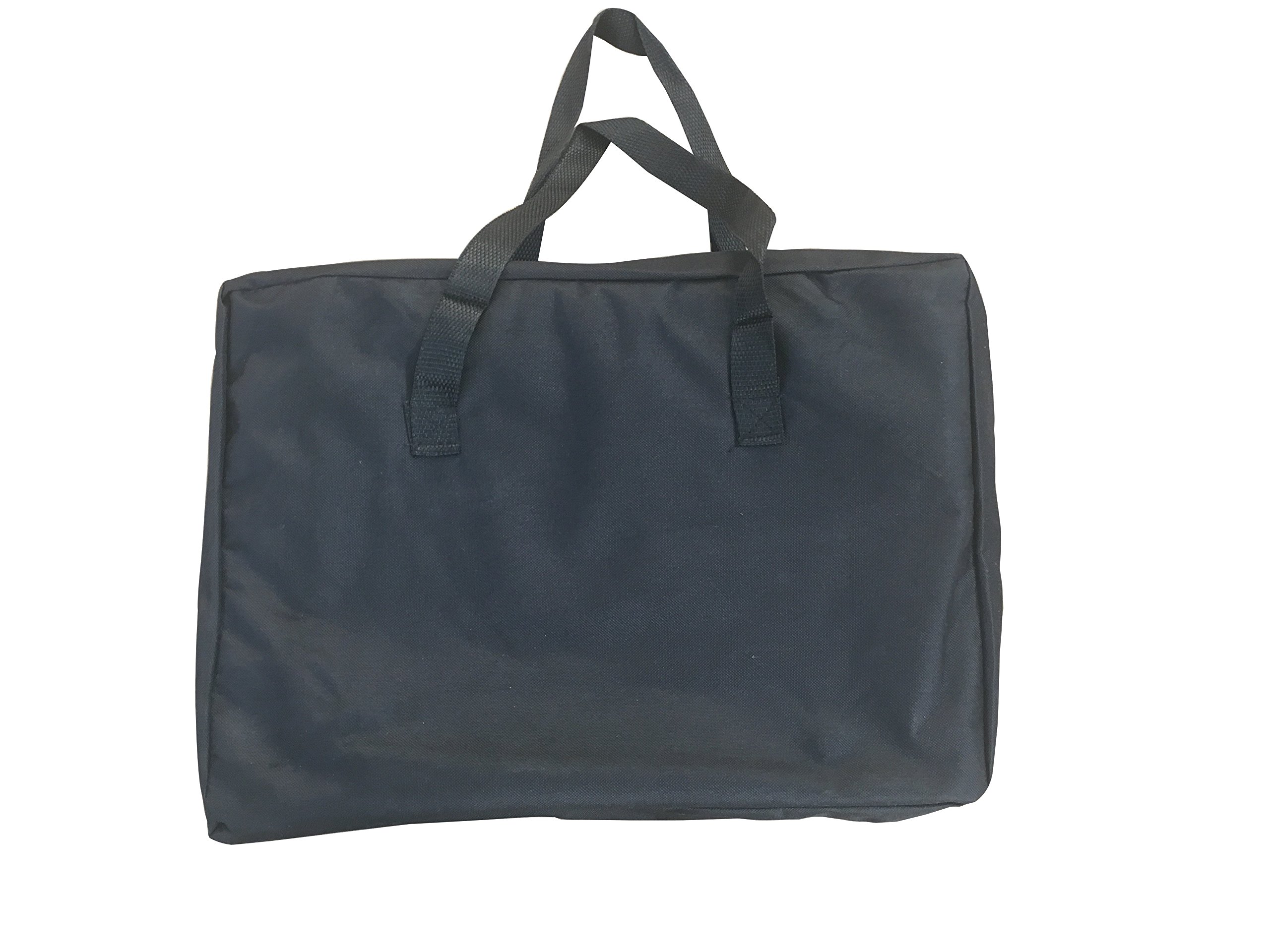 BGF A4 - Soporte plegable para folletos (metal, incluye bolsa de transporte), color negro