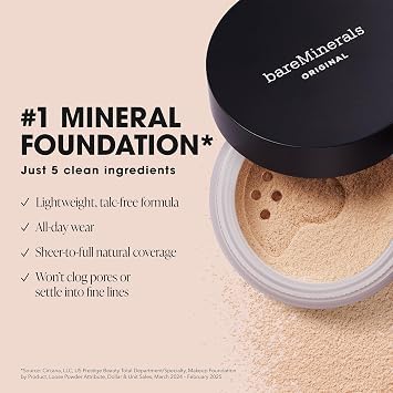 bareMinerals ORIGINAL Loose Mineral Foundation SPF 15 - Vegan