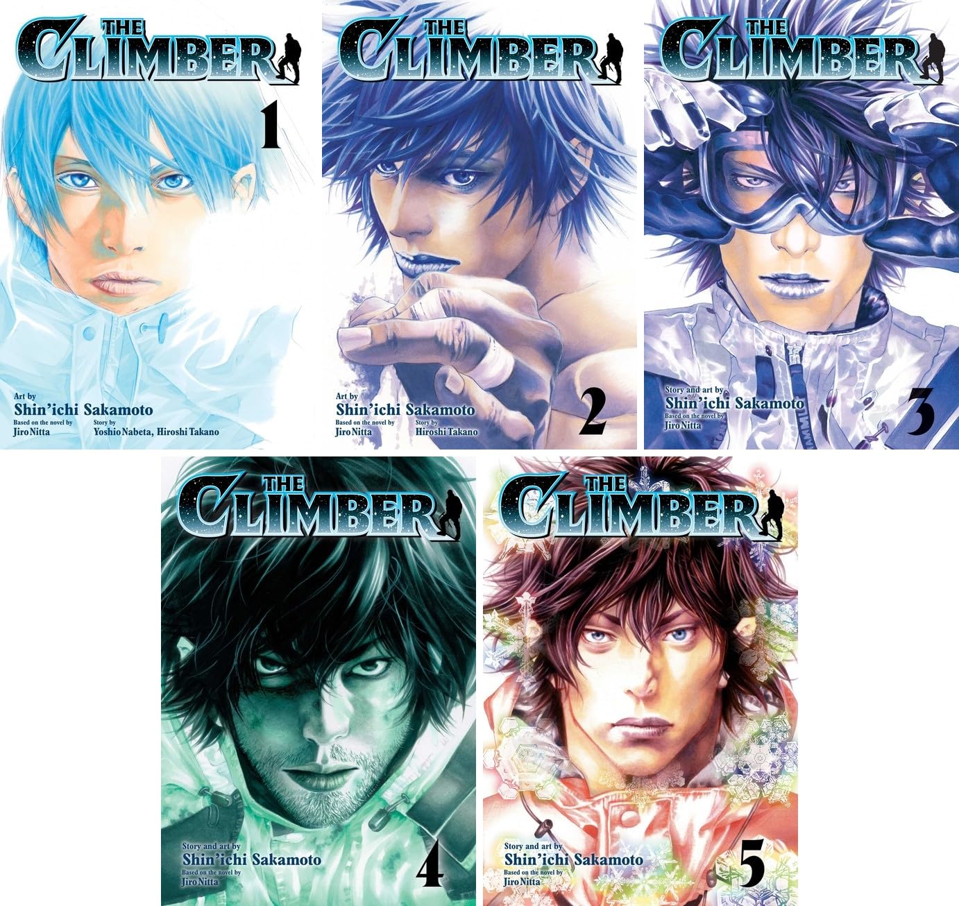 The Climber Series Vol.1-4, 4 Books Collection Set by Yoshio Nabeda