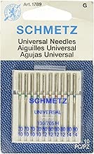 50 Schmetz Assorted Universal Sewing Machine Needles 130/705H 15x1H Sizes 70/10, 80/12, 90/14 - coolthings.us