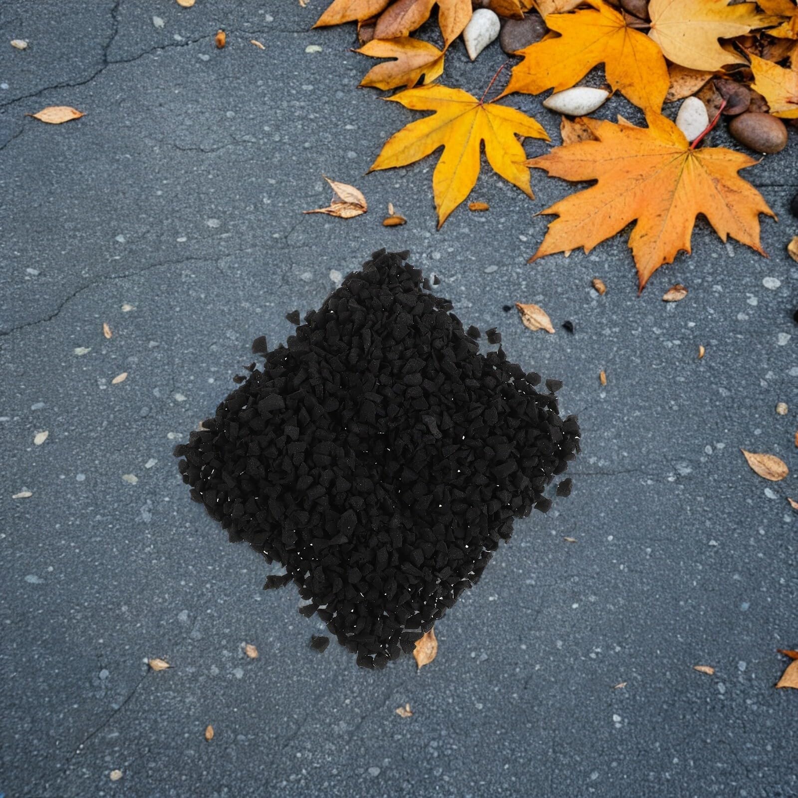 Artibetter Gummigranulat als Wetterbeständiges Füllmaterial für Kunstrasen und Sportplätze 1kg Sack Recycelte Gummipellets mit Fortschrittlichem Drainagesystem