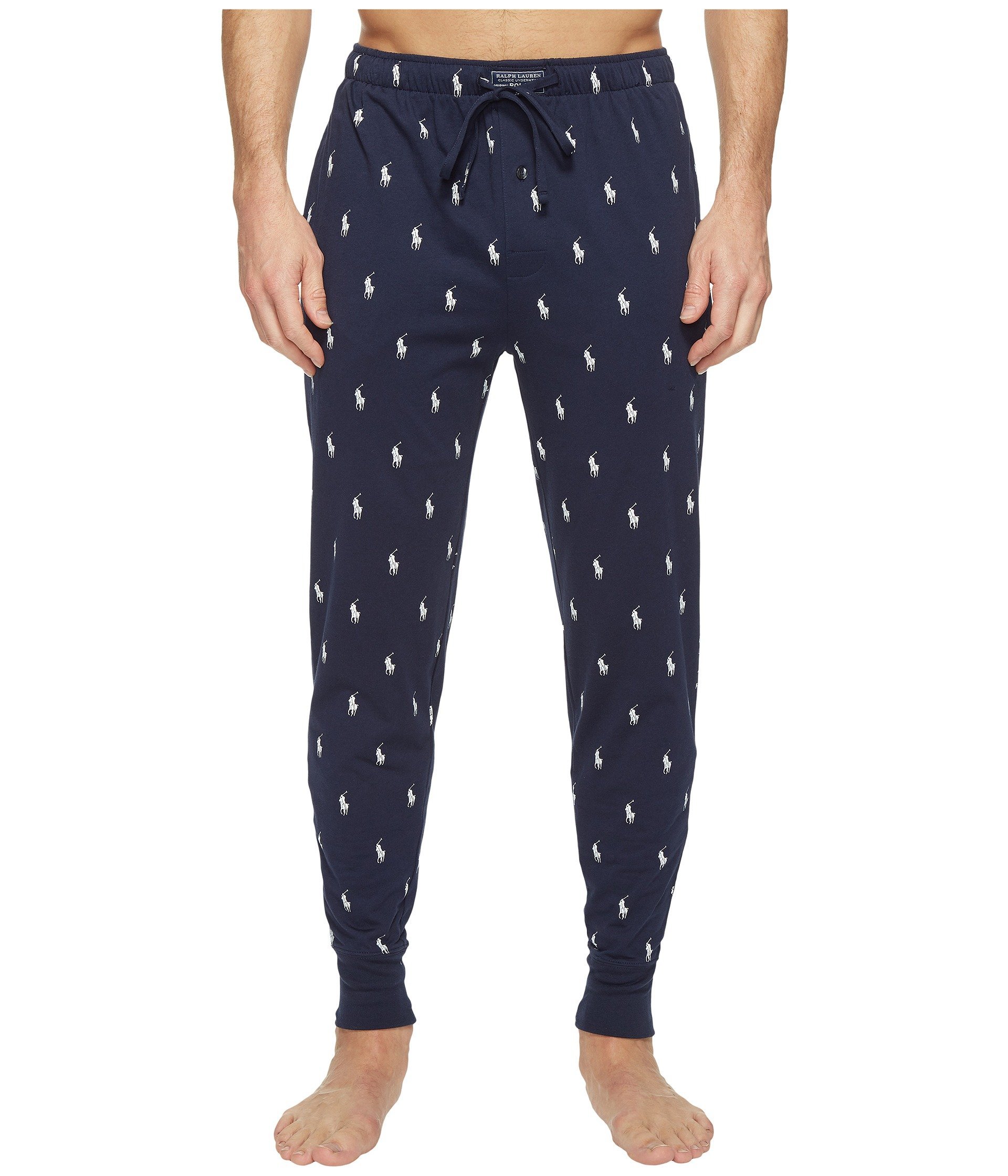 Polo Ralph Lauren Men's All Over Pony Player Knit Jogger Navy X-Large :  Amazon.sg: Fashion