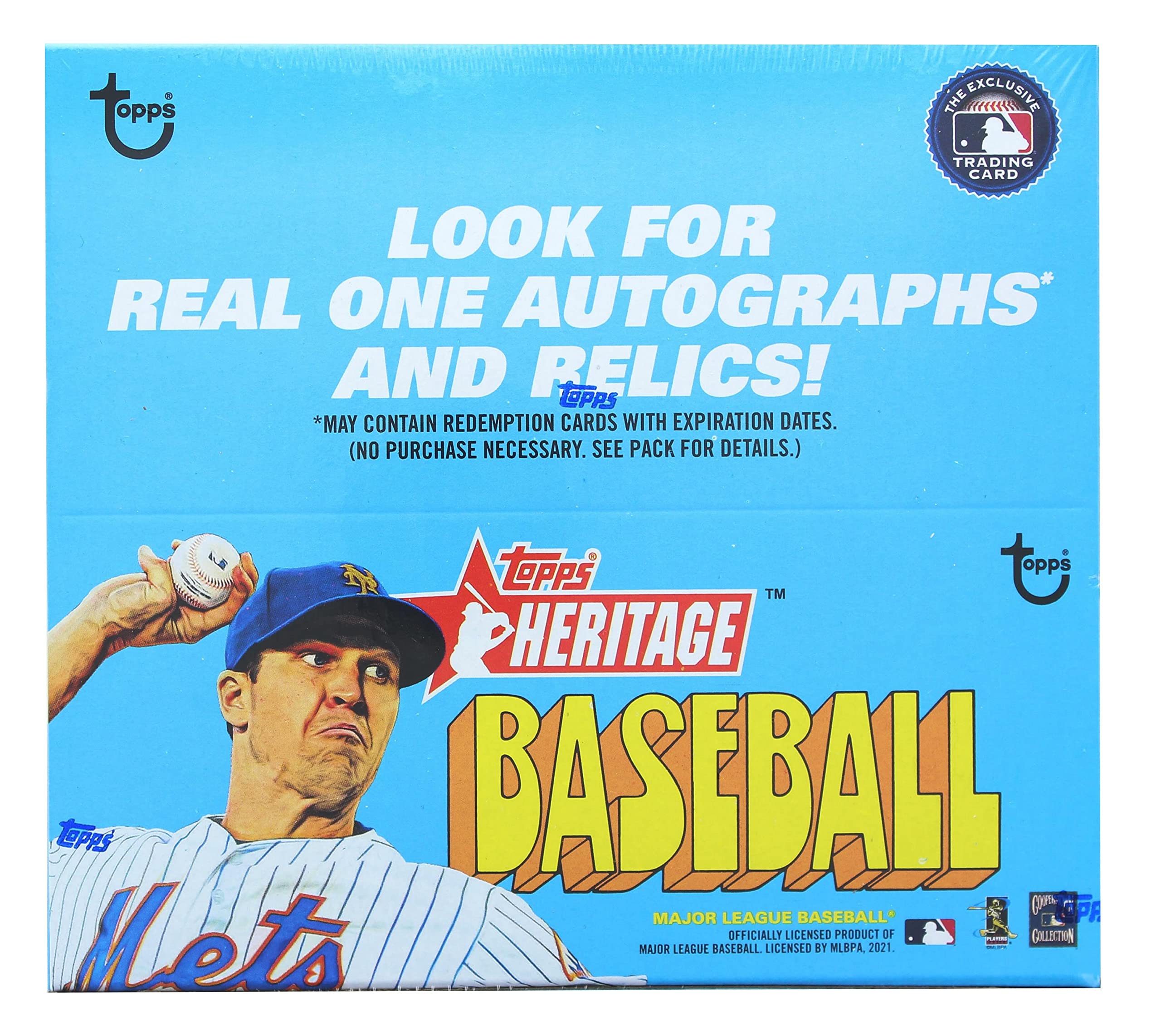 Amazon.com: 2021 Topps Heritage Baseball Retail Display Box 24