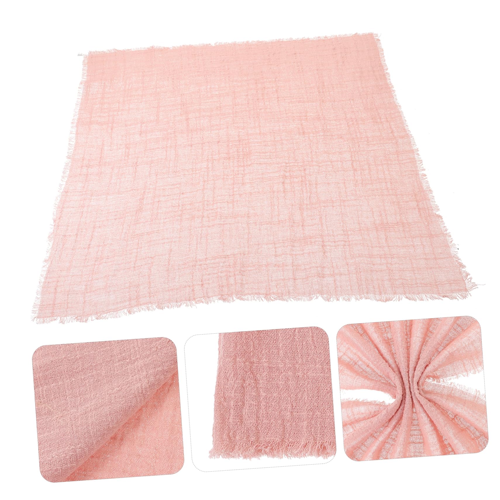Tovaglioli di Stoffa in Cotone Lino Rosa 10 Pezzi per Tavola