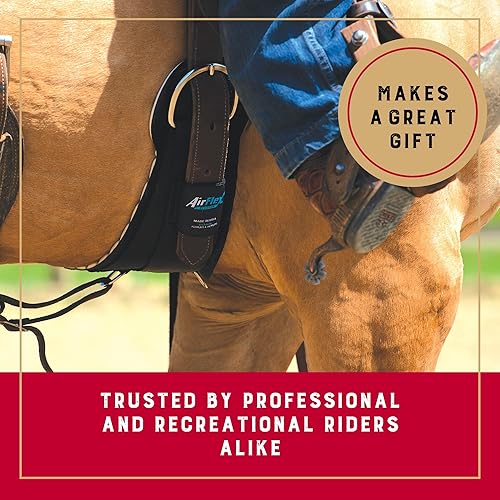 Miniatura 4 de AirFlex ‎Roper - Correa de nailon antideslizante con hebilla de cincha inteligente, suministros de equitación occidental, color negro