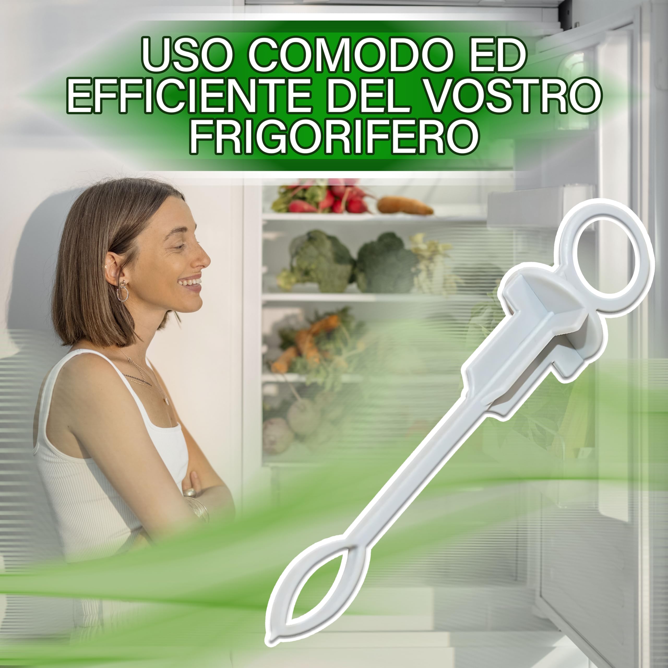 Stantuffo per la Pulizia dello Scarico del Frigorifero e Congelatore con Codice Originale 4057030100 per Beko - Garanzia di 5 Anni - ONIX TECH