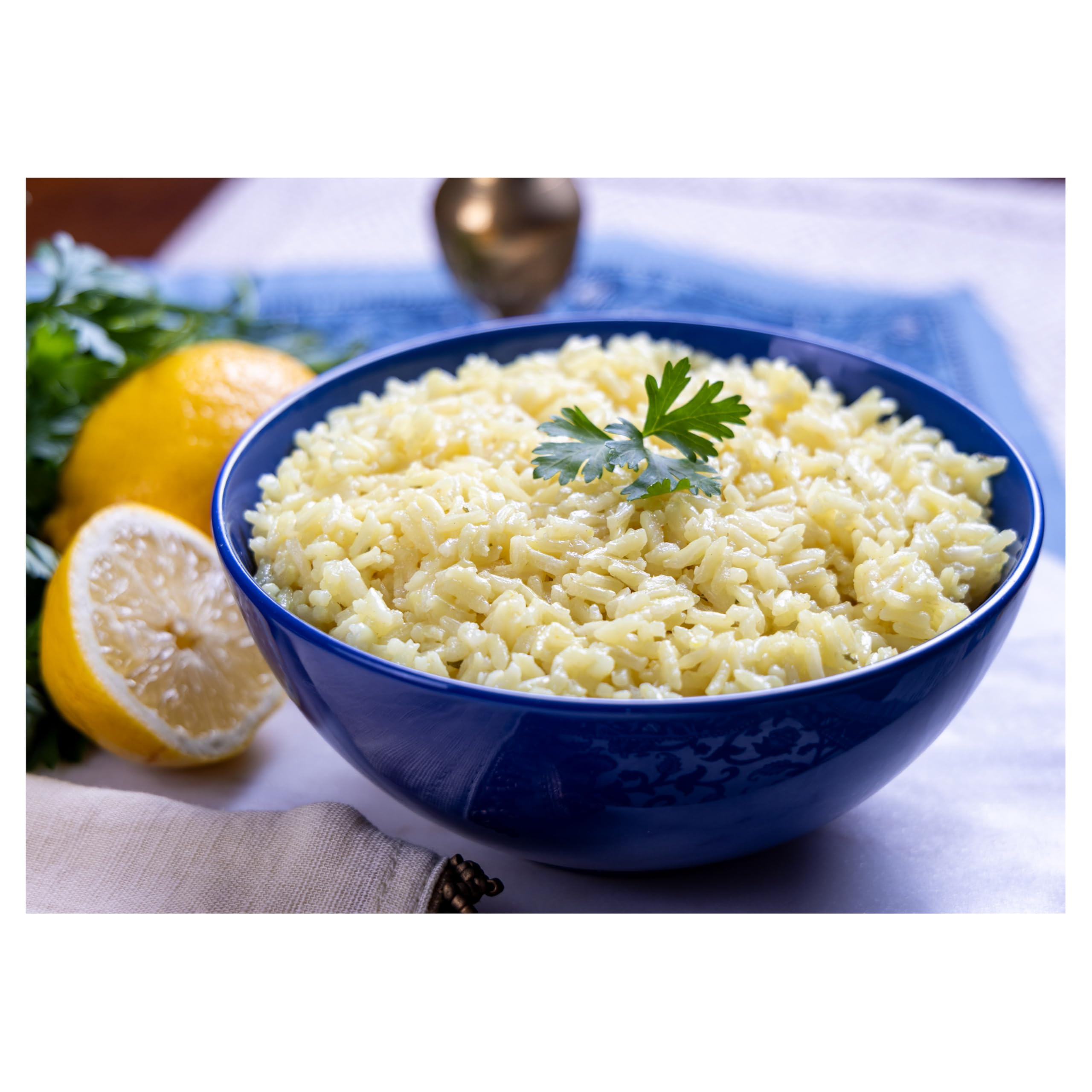Vigo Authentic Greek Lemon Rice, Fresh Zesty & Fragrant, No Fat, 8oz (Greek Lemon, Pack of 12)