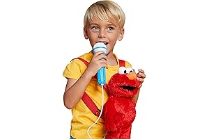 Singing Machine Sesame Street Abby Elmo Plush Toy Microphone Speaker
