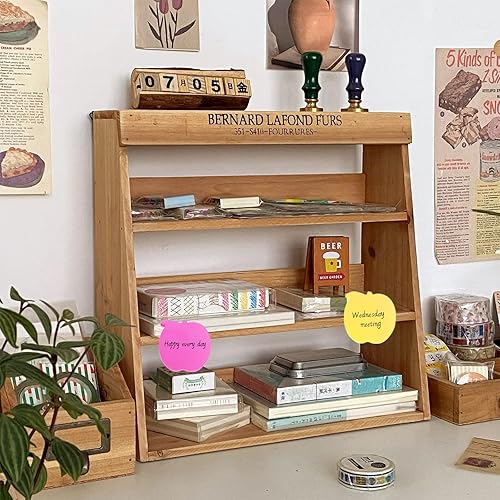 Miniatura 4 de Notas adhesivas, notas autoadhesivas, pestañas adhesivas de colores para cuadernos, estudio bíblico, suministros de oficina, 2.75 x 2.75 pulgadas,