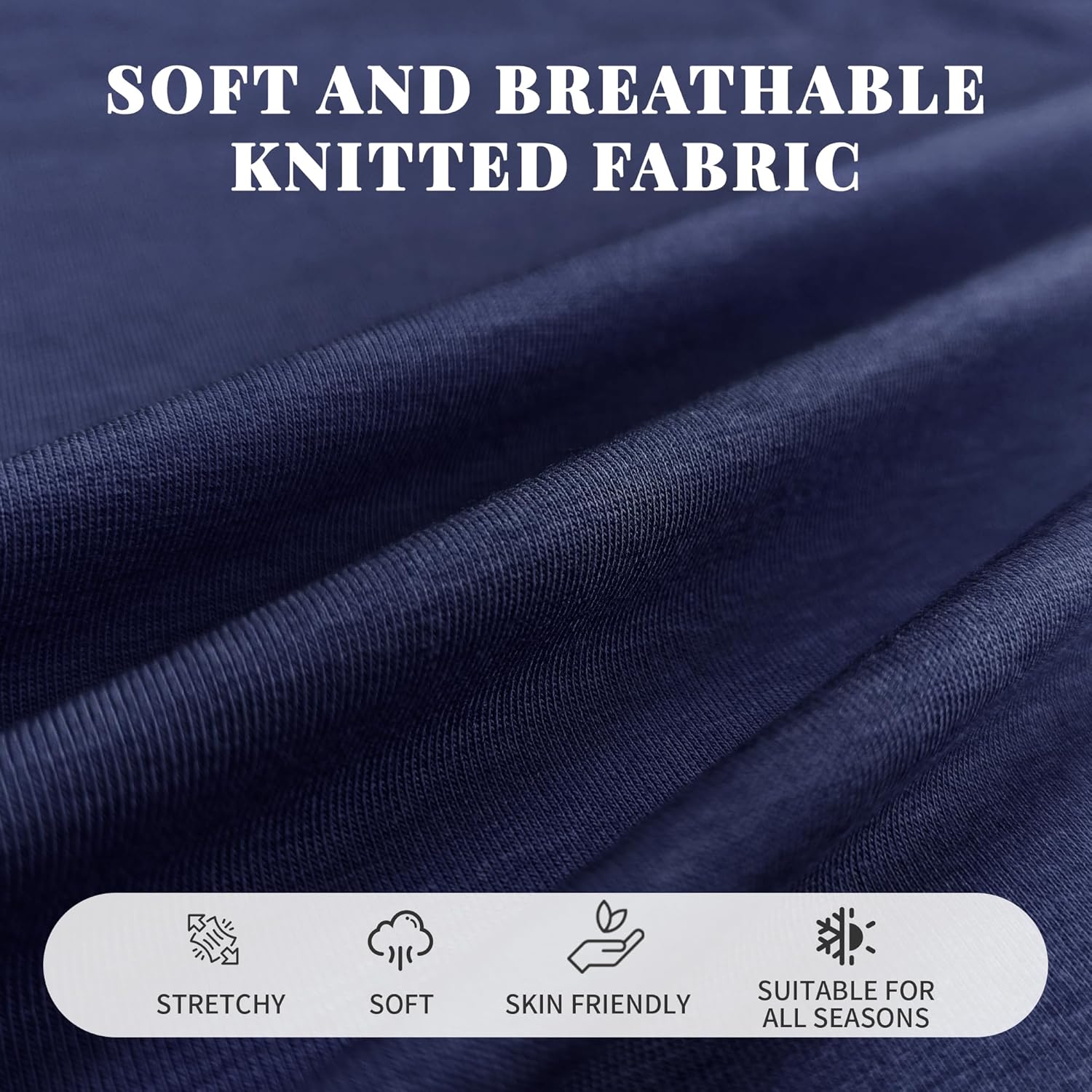 LYCY Womens Soft Pajama Set Long Sleeve with Pockets Button Up Sleepwear Lounge Pjs 2-Piece - Image 3