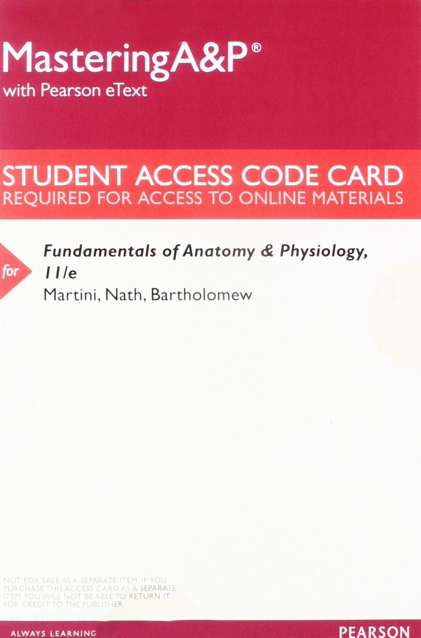 Fundamentals of Anatomy & Physiology, Books a la Carte Plus Mastering A&P with Pearson eText -- Access Card Package (11th Edition) - Image 2