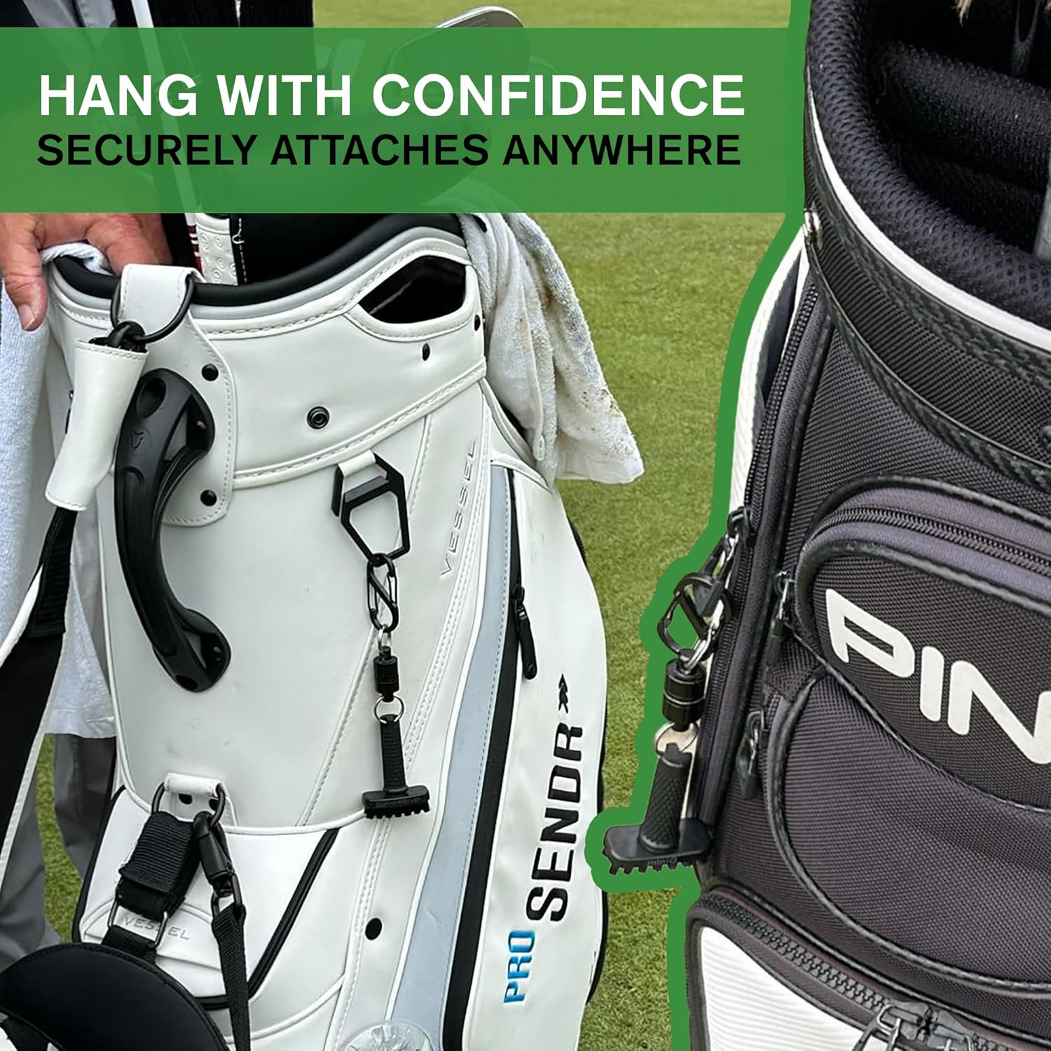 Grooveit Mini Golf Brush The Small MiniG 'Dry Scrubber' Features A Detachable Magnet, Heavy-Duty Nylon Bristles, and 3-Yr Warranty - Used On All Professional Golf Tours - Golf Accessory of 2023 - Image 9