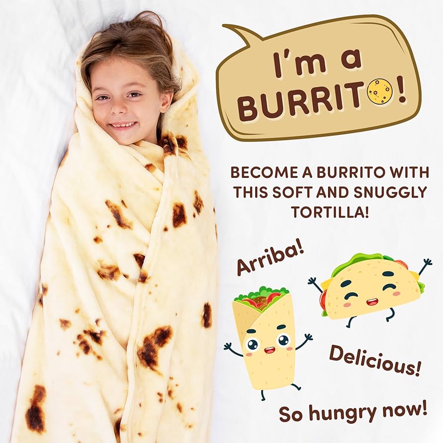 Amazon｜Zulay Burritos トルティーヤブランケットラップ - 両面