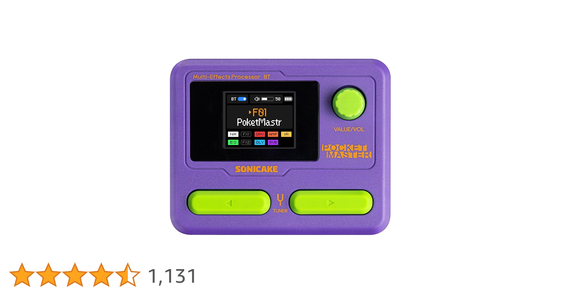 Amazon | SONICAKE ポケットマスターポータブルマルチエフェクトペダル Amazon | SONICAKE ポケットマスターポータブルマルチエフェクトペダル