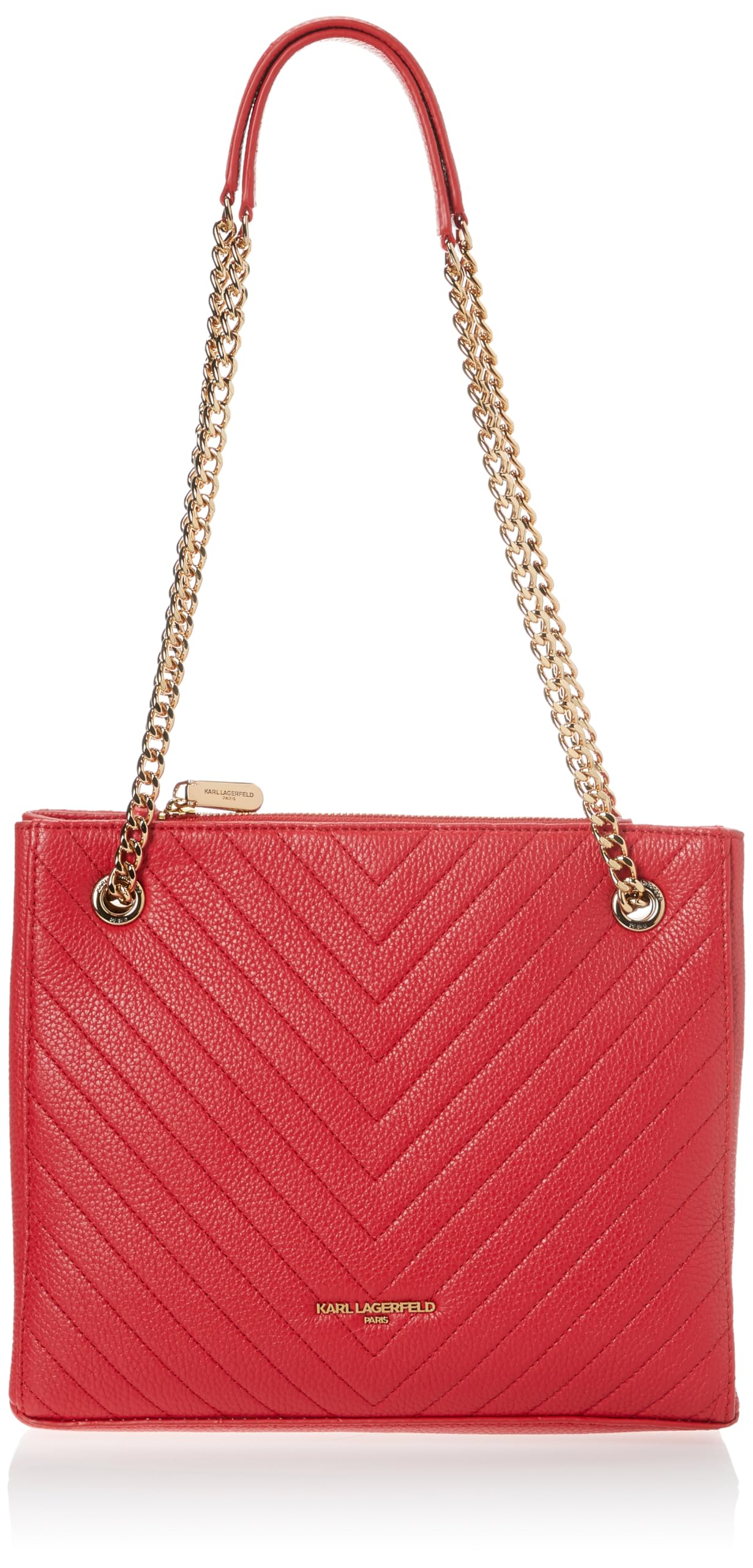 Karl Lagerfeld Paris Charlotte Shoulder Bag, Crimson