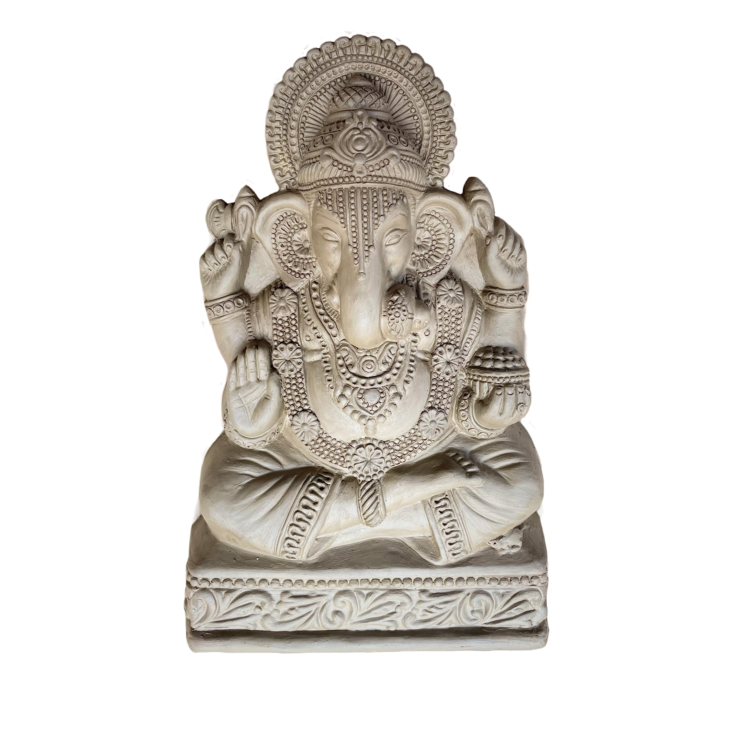 Art sculpture Fiberglass Dagdusheth Ganapati Idol Making Mold/Mould Hight 13 Inch, White - Image 2 thumbnail