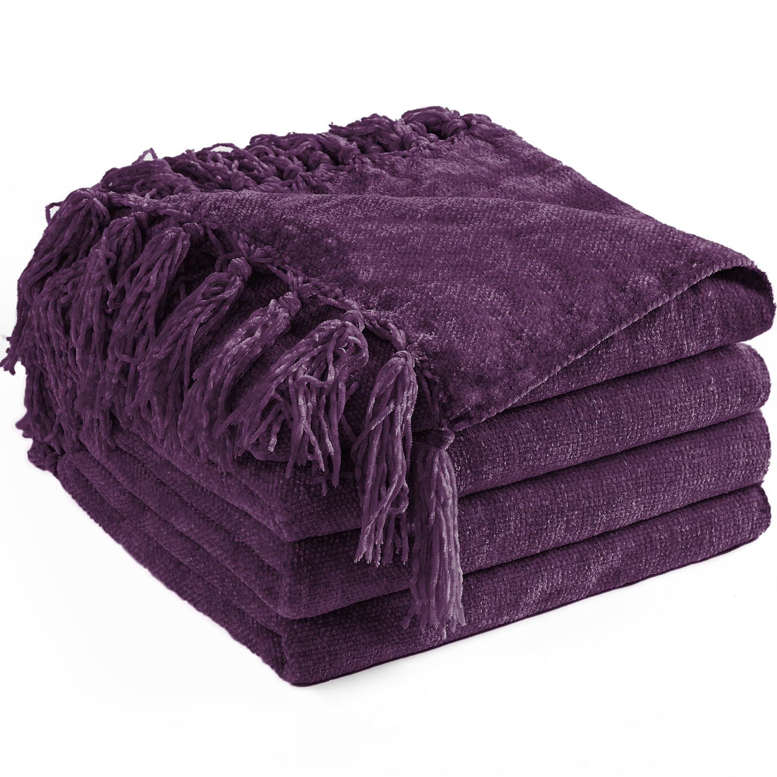Chenille Throw Blanket for Couch