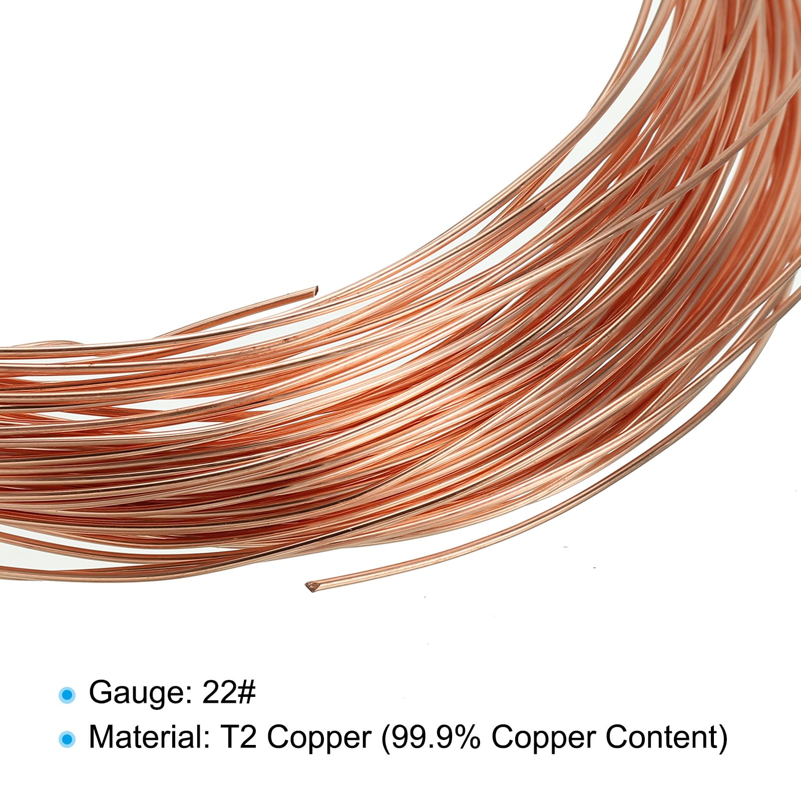 PATIKIL 66 Feet Solid Bare Copper Wire - Image 3
