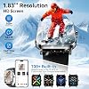 Smart Watch for Men Women, 1.83" HD Touch Screen Smartwatch with Bluetooth Call, IP68 Waterproof, 130+ Sport Modes Fitness Tracker Heart Rate Sleep Monitor Pedometer, Compatible with Android iPhone 3