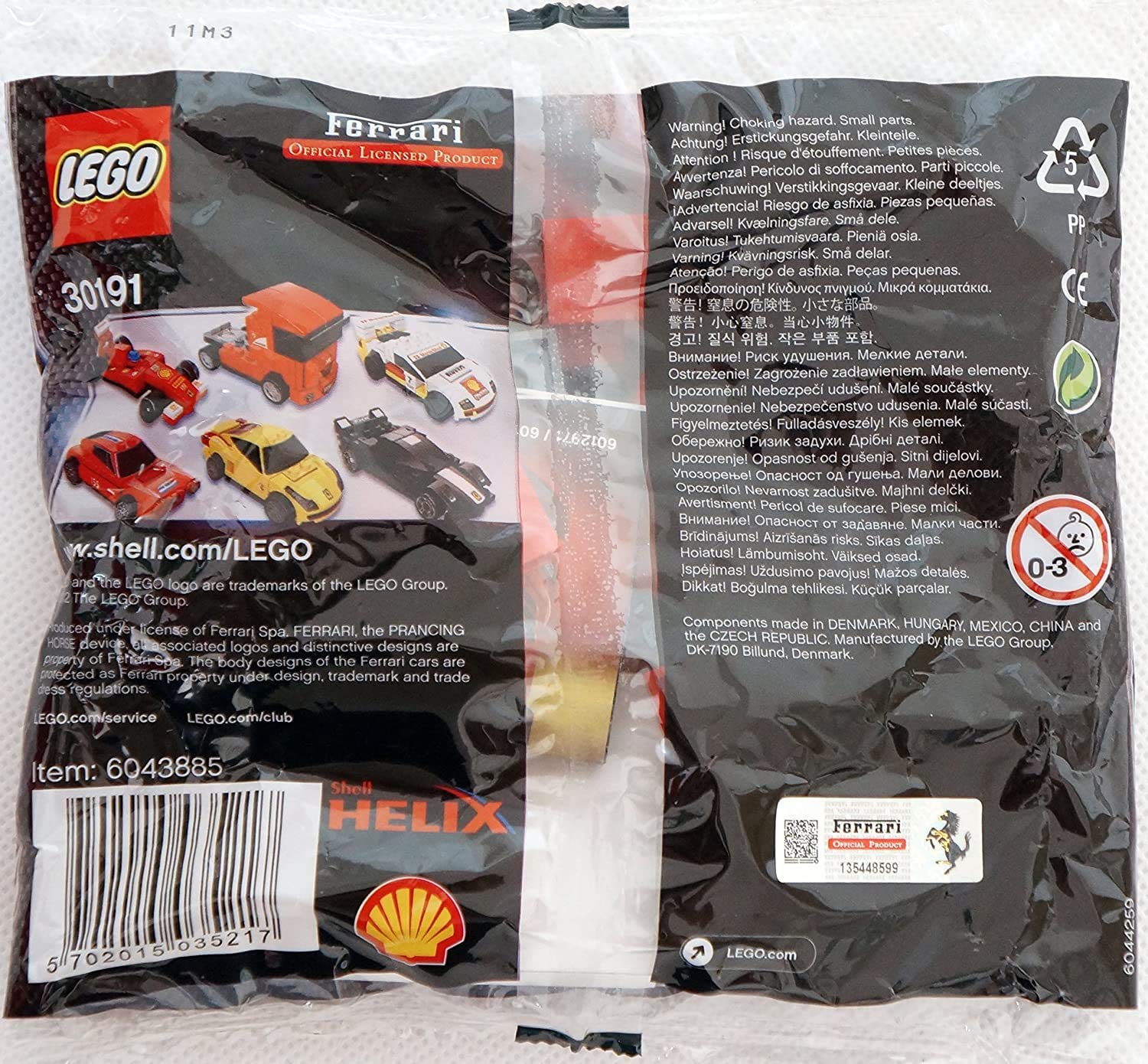 LEGO 30191 Scuderia Ferrari Truck polybag : Amazon.co.uk: Toys & Games