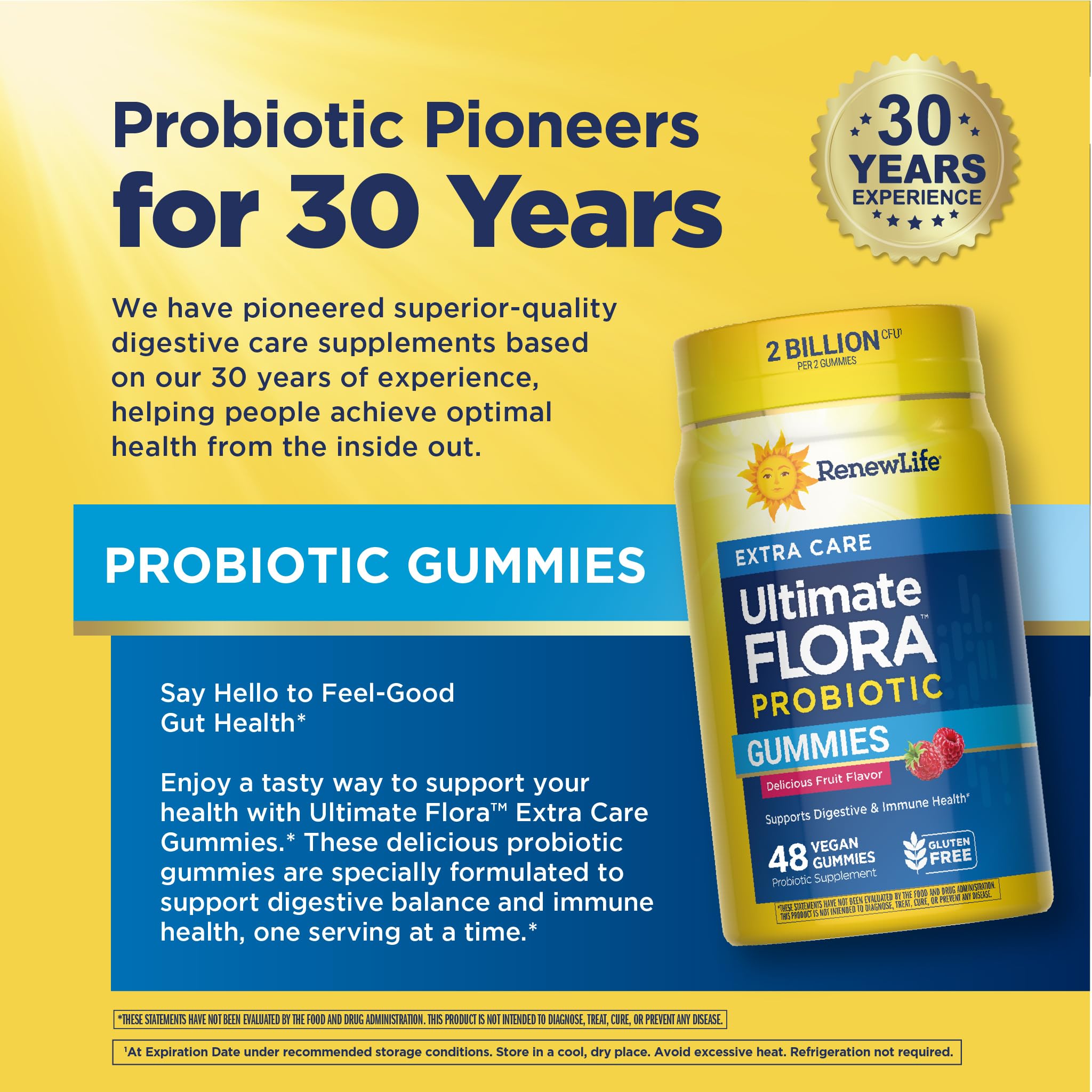 Renew Life Ultimate Flora Extra Care Probiotic Gummies 2 Billion CFU — Amazon image 7