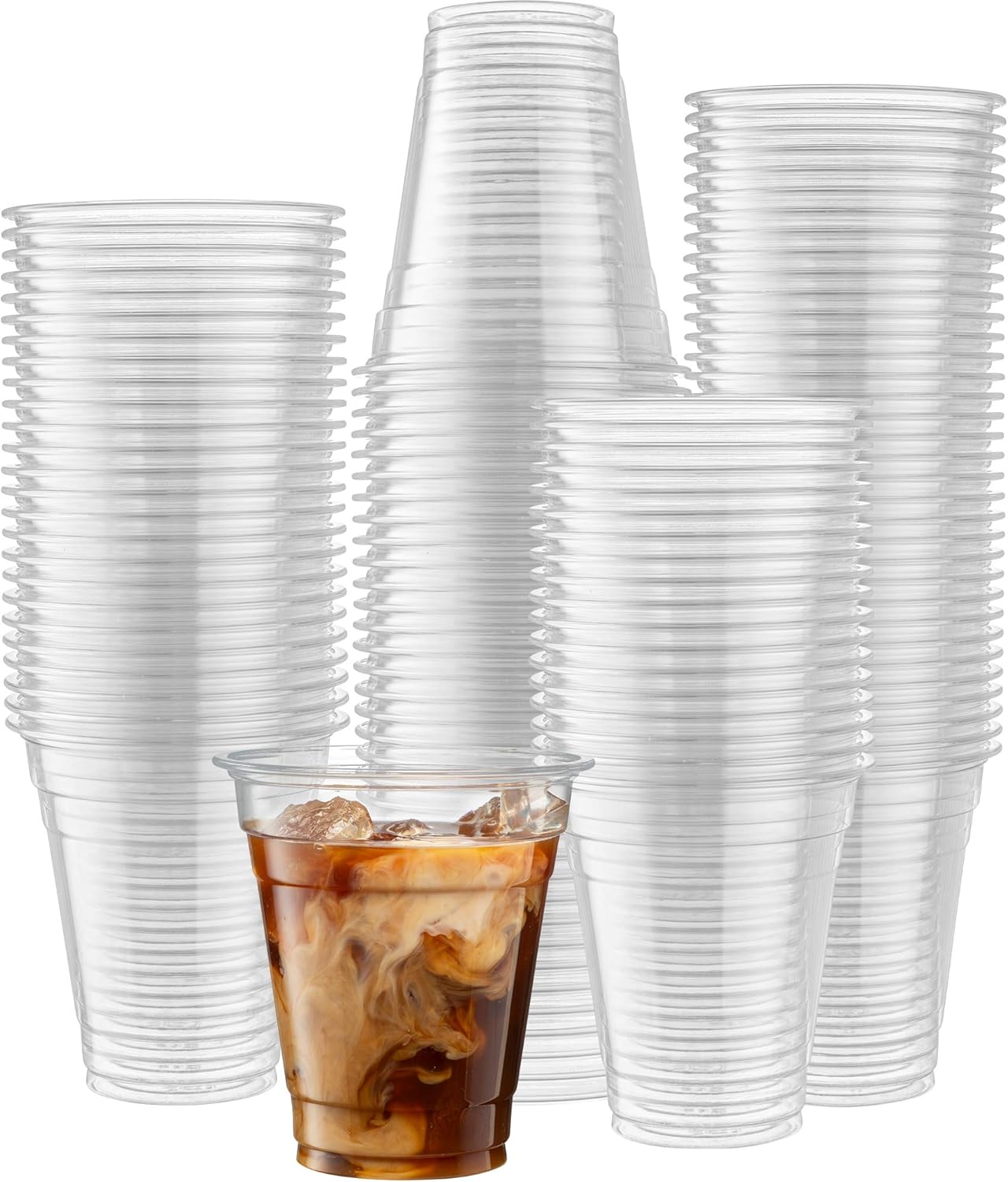 ELEGANT DISPOSABLES [50 Count] 12 Ounce Crystal Clear PET