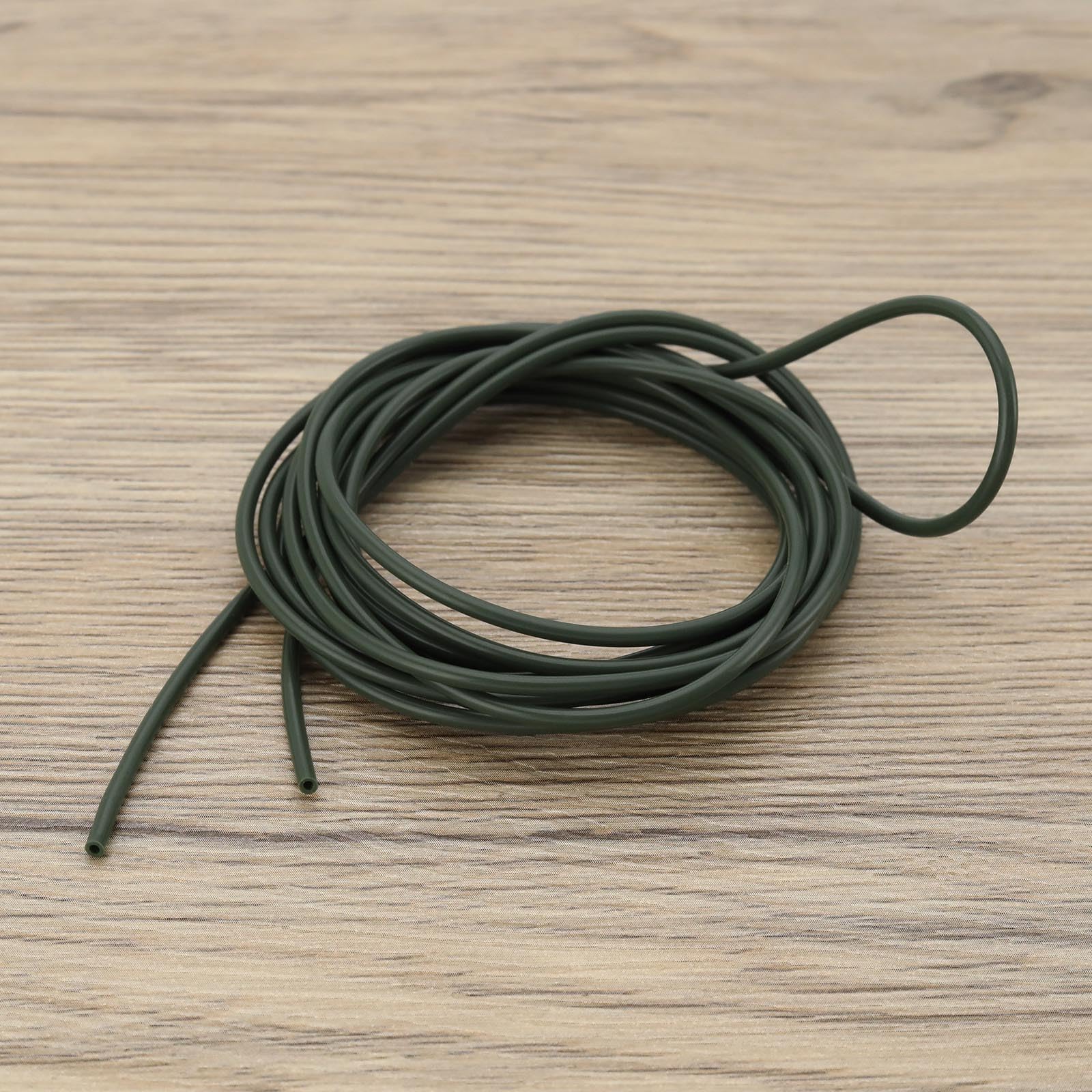 EMSea 6 tubos termorretráctiles de goma de silicona de 2 metros para pesca de carpas, aparejos de pesca antienredos, aparejos de pesca en 3 colores para aparejos de pesca de carpas