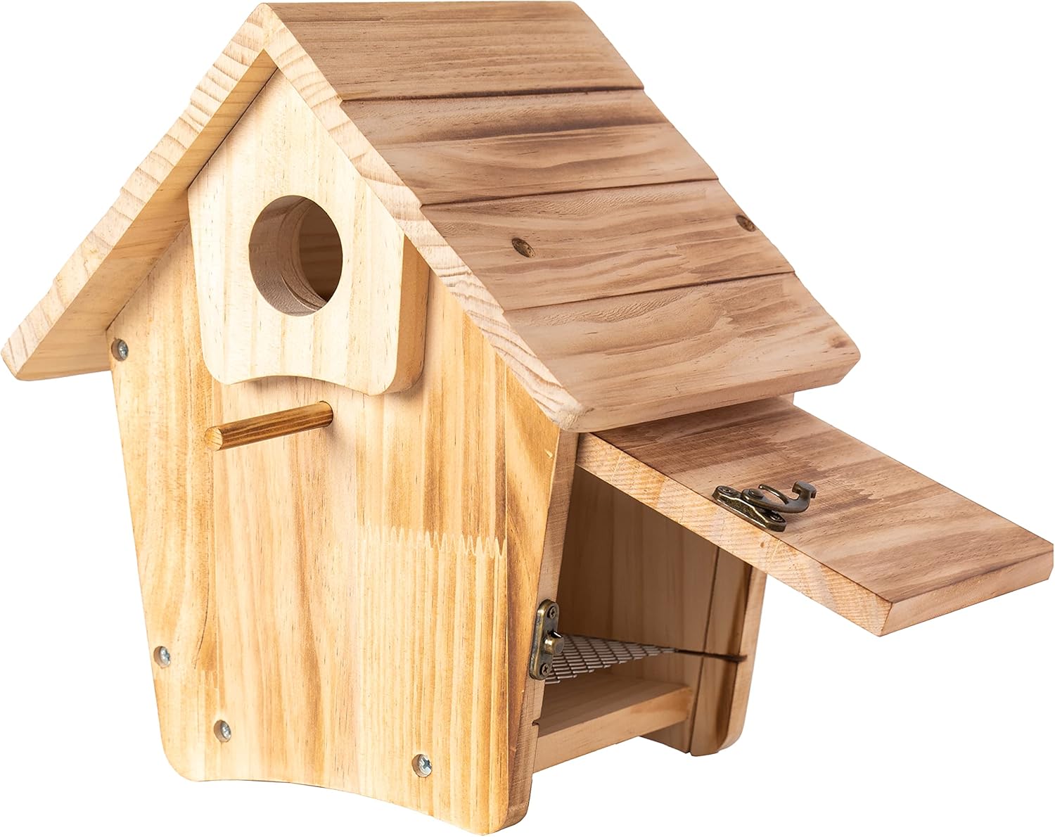 COLEBA Bird Houses for Outside, Outdoor Bird House for Bird Families Bluebird Finch Cardinals Hanging Birdhouse for Garden (1 Room) : Patio, Lawn & Garden